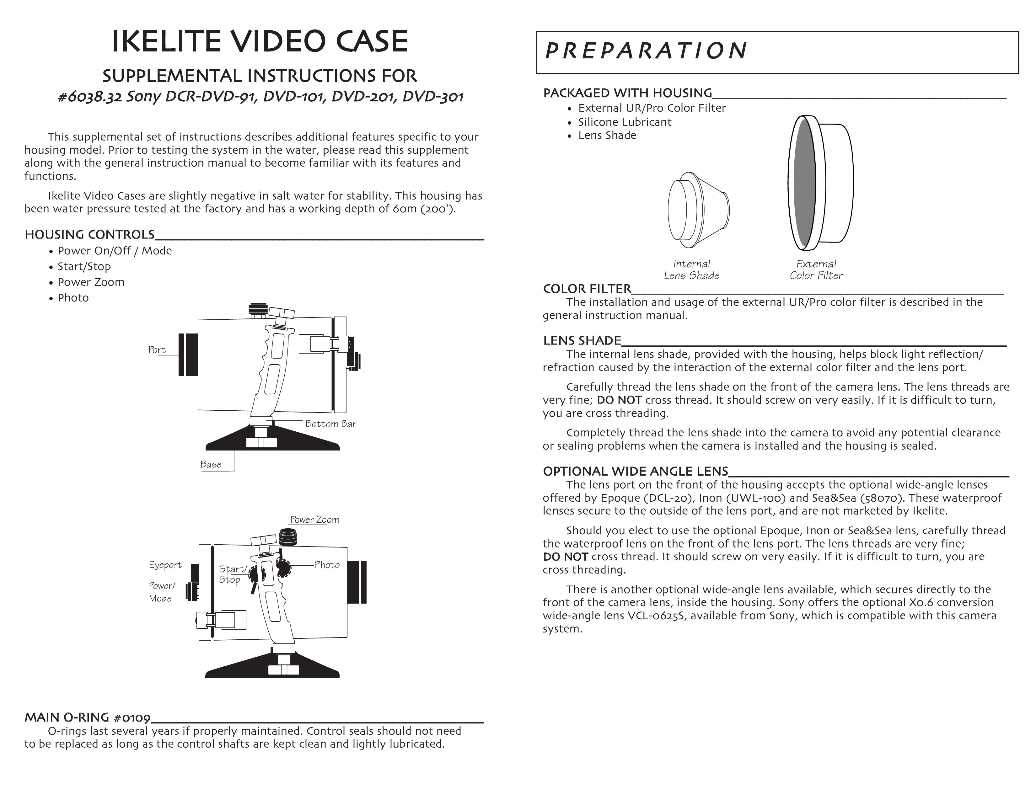 Ikelite DCR-DVD-91 Camera Accessories User Manual