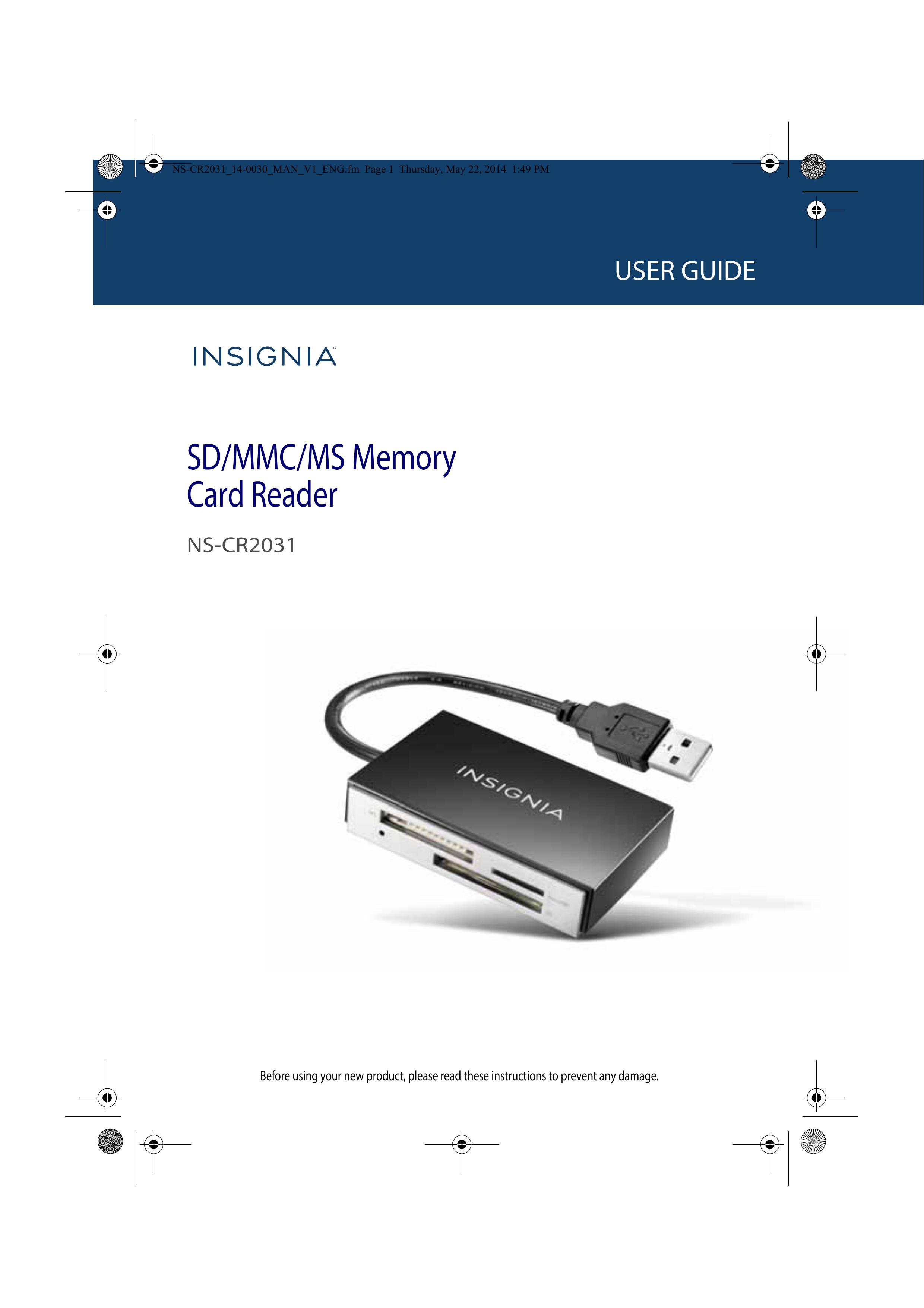 Insignia NS-CR2031 Camera Accessories User Manual