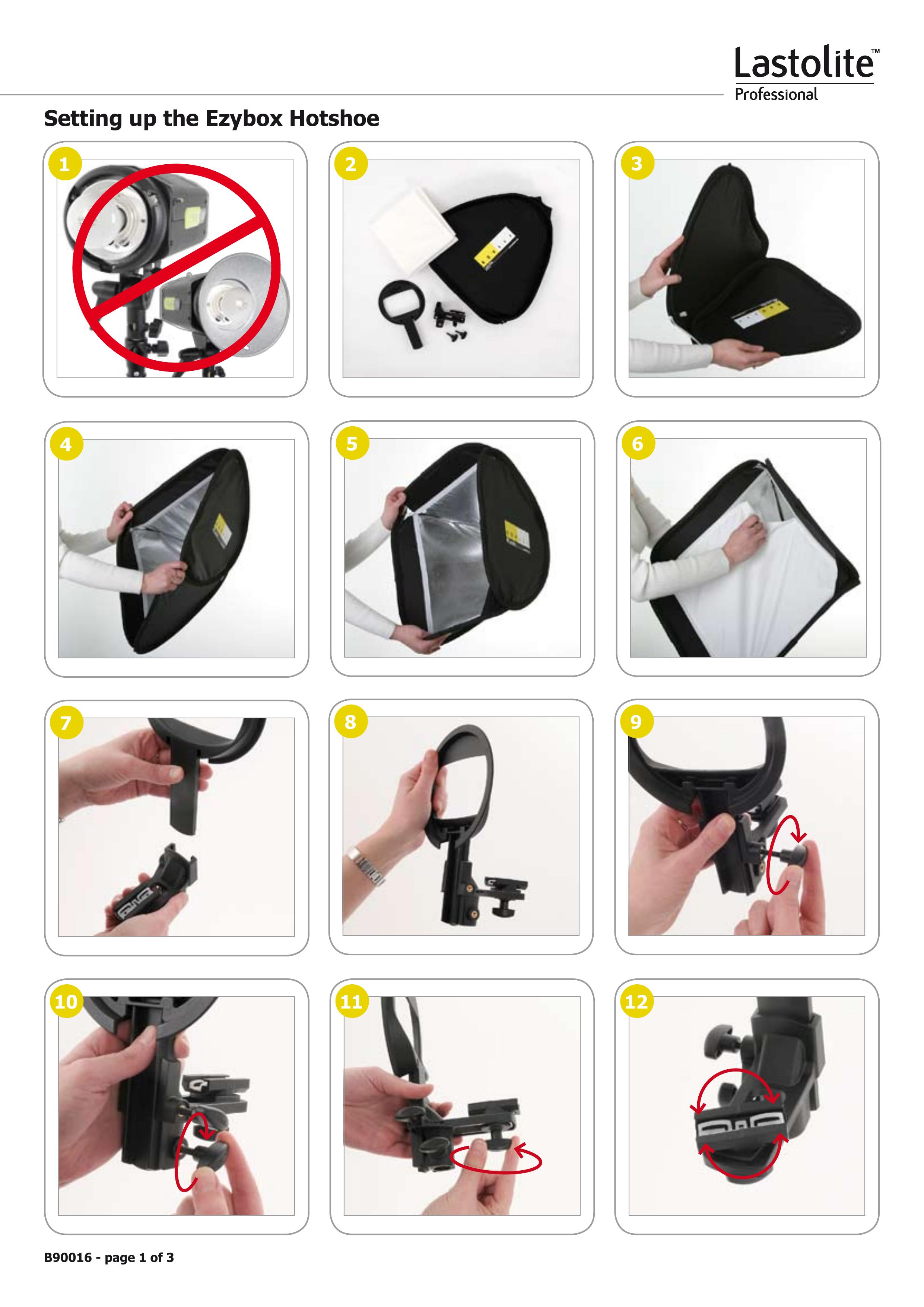 Lastolite B90016 Camera Accessories User Manual