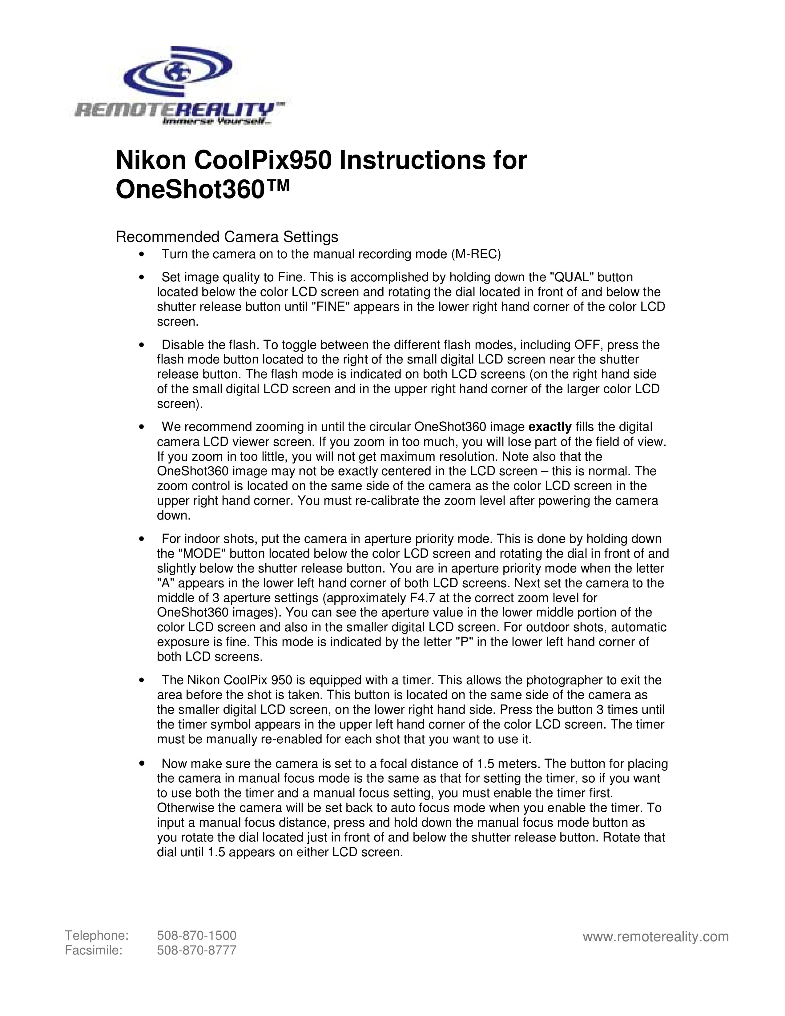 Nikon 360TM Camera Accessories User Manual