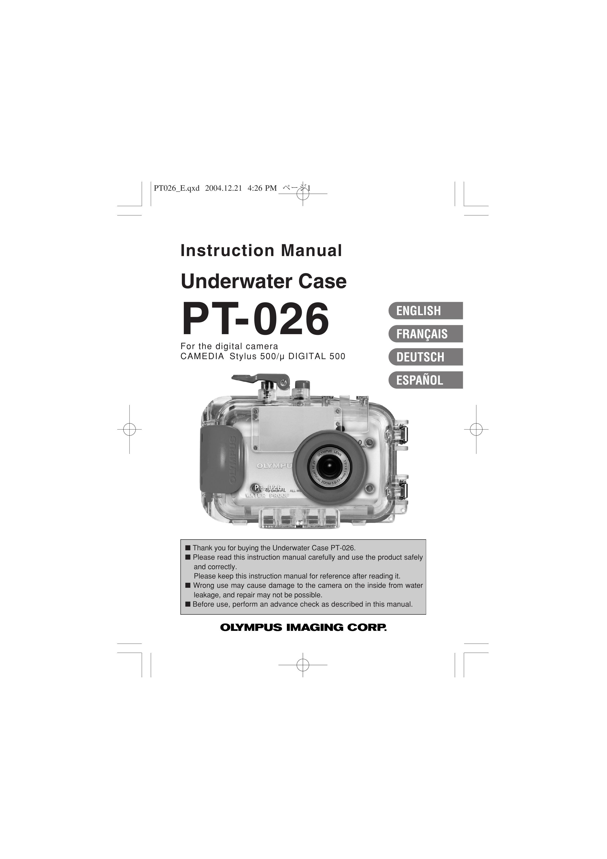 Olympus PT-026 Camera Accessories User Manual