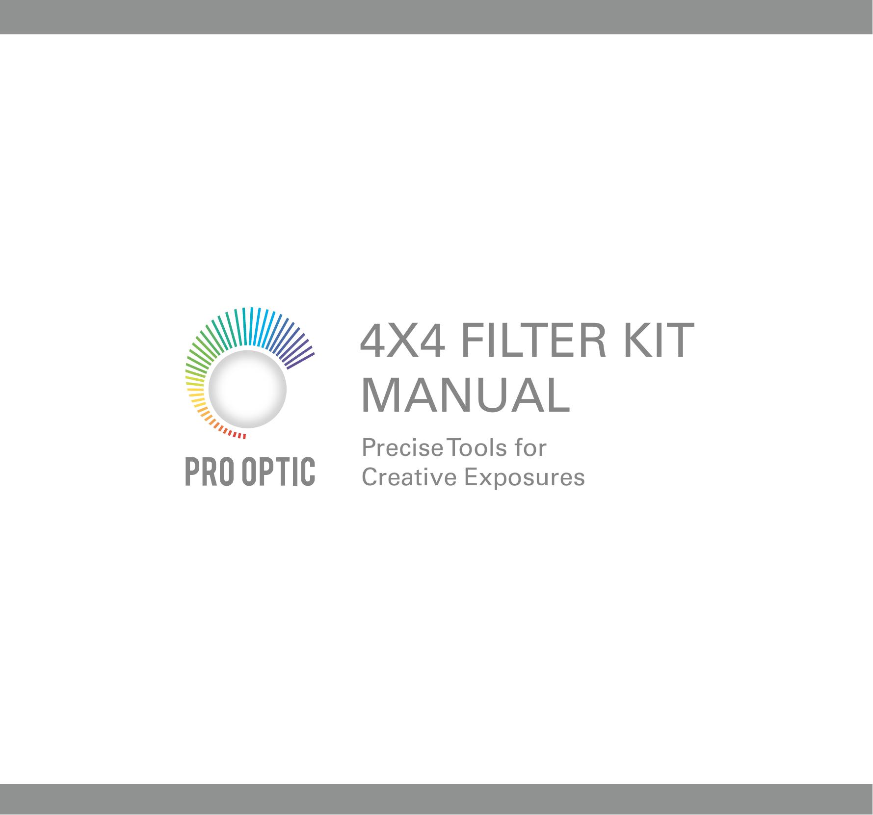 Pro Optic PROFH Camera Accessories User Manual