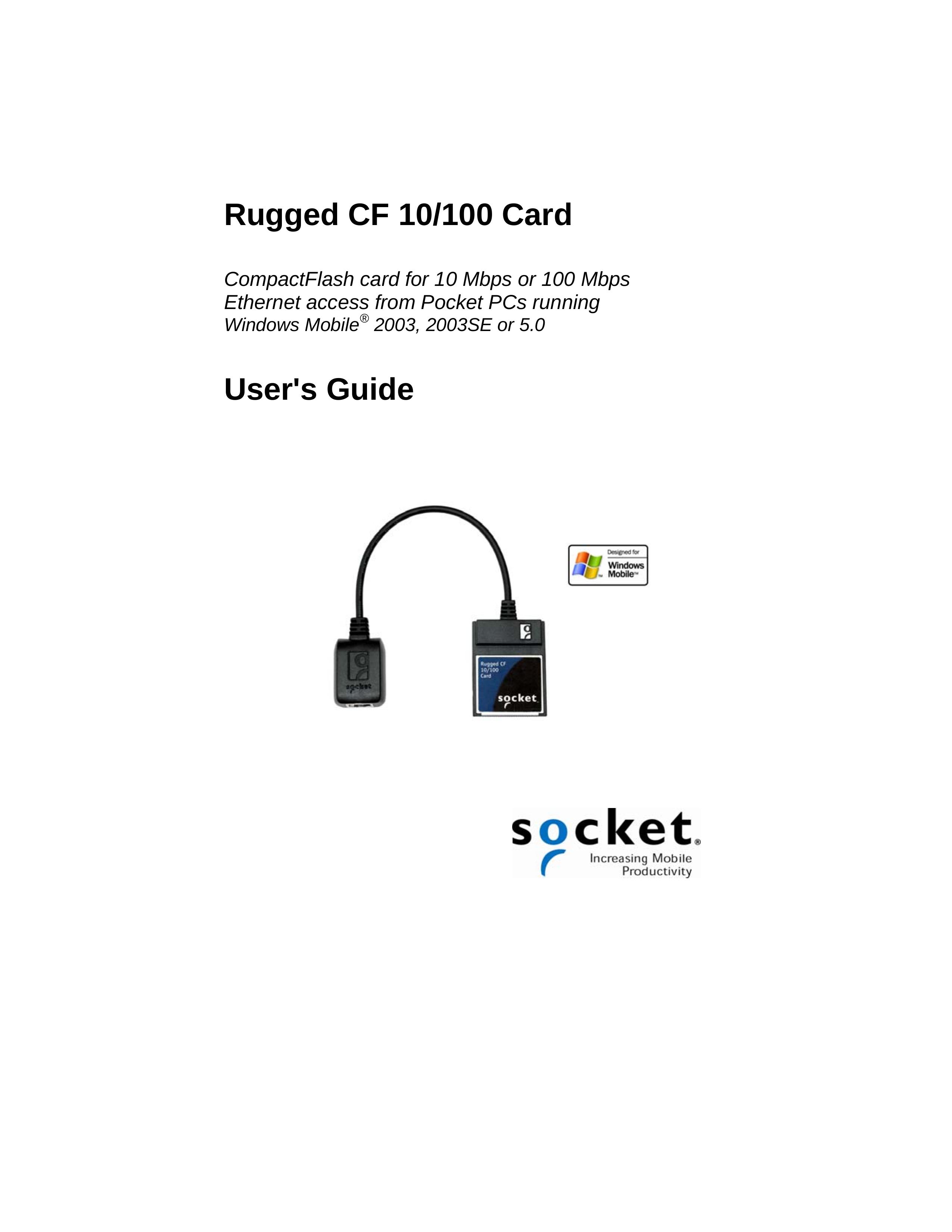 Socket Mobile CF 10/100 Camera Accessories User Manual