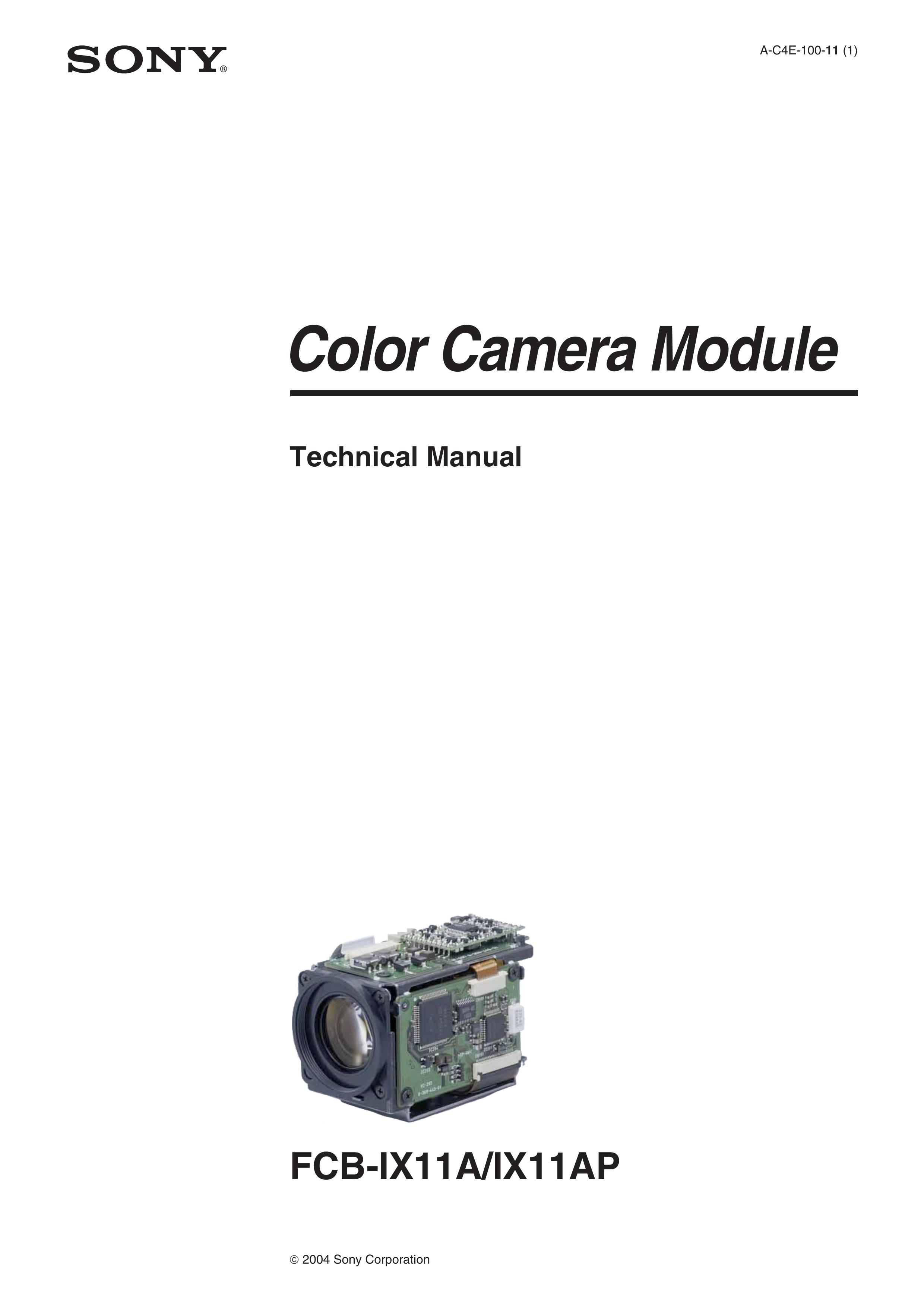 Sony FCB-IX11A Camera Accessories User Manual