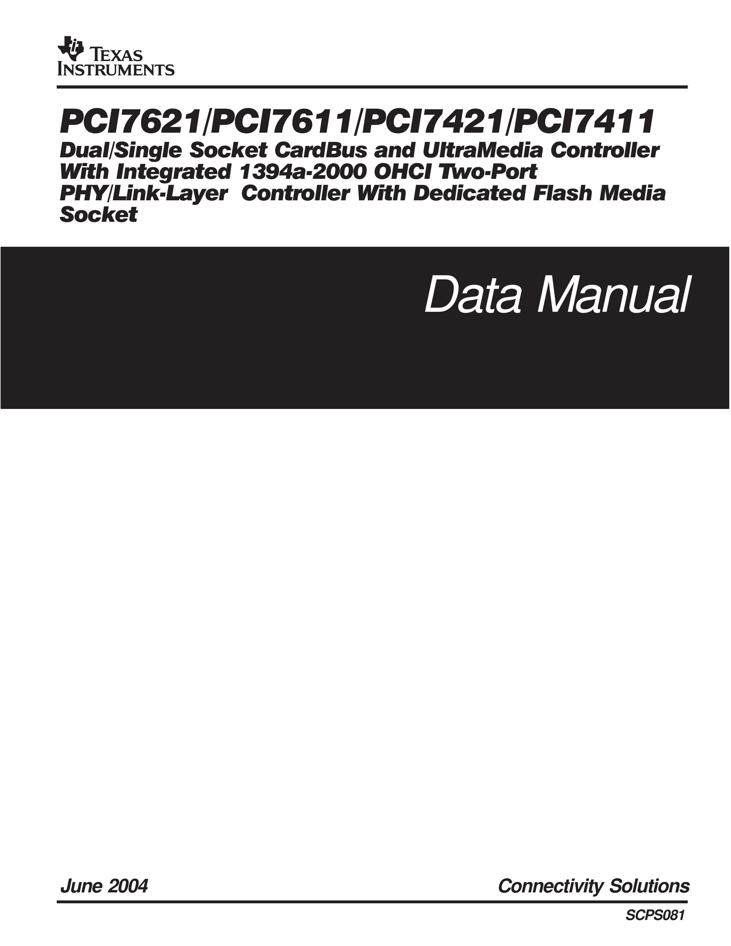 Texas Instruments PCI7421 Camera Accessories User Manual