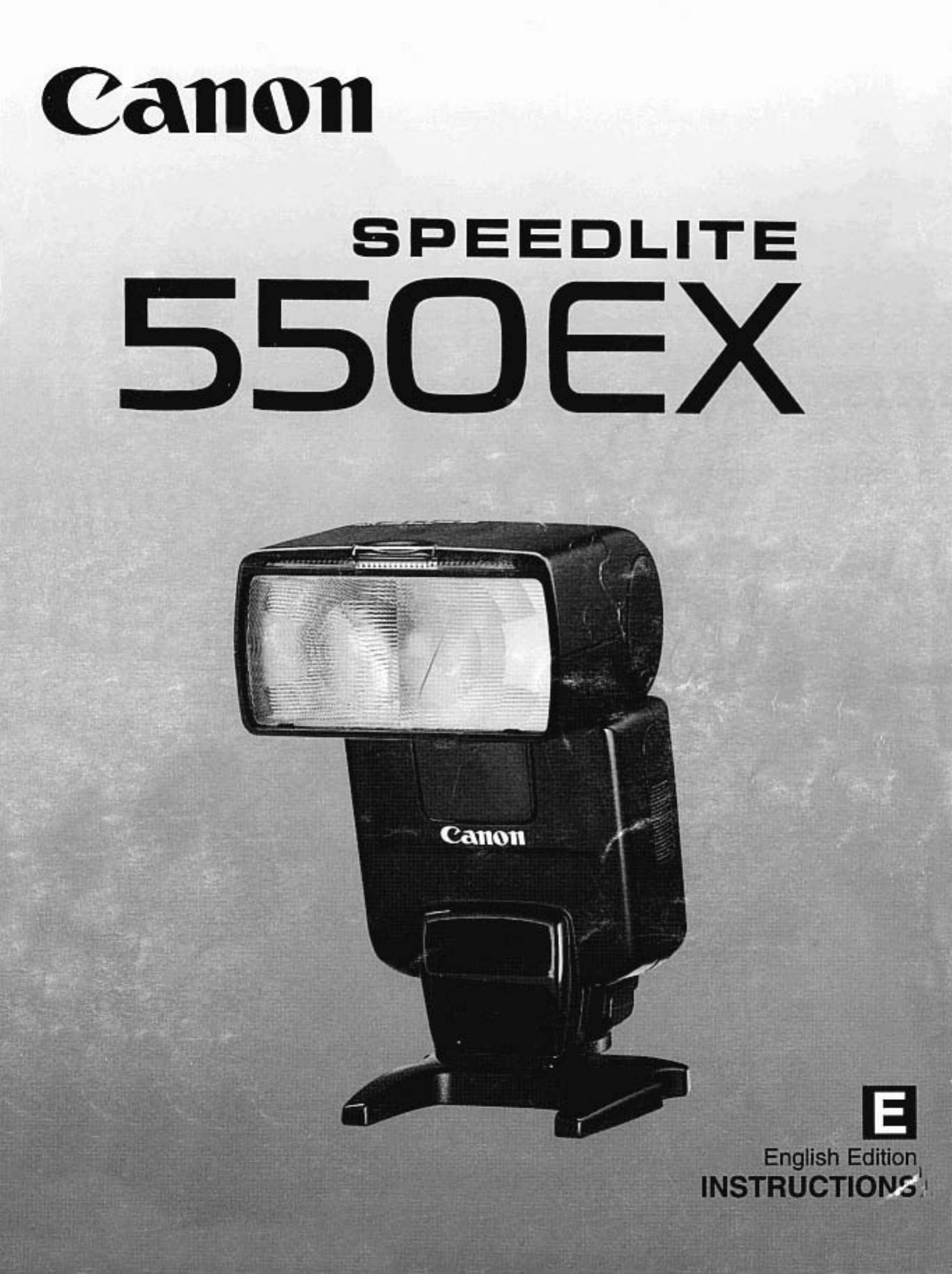 Canon 550EX Camera Flash User Manual