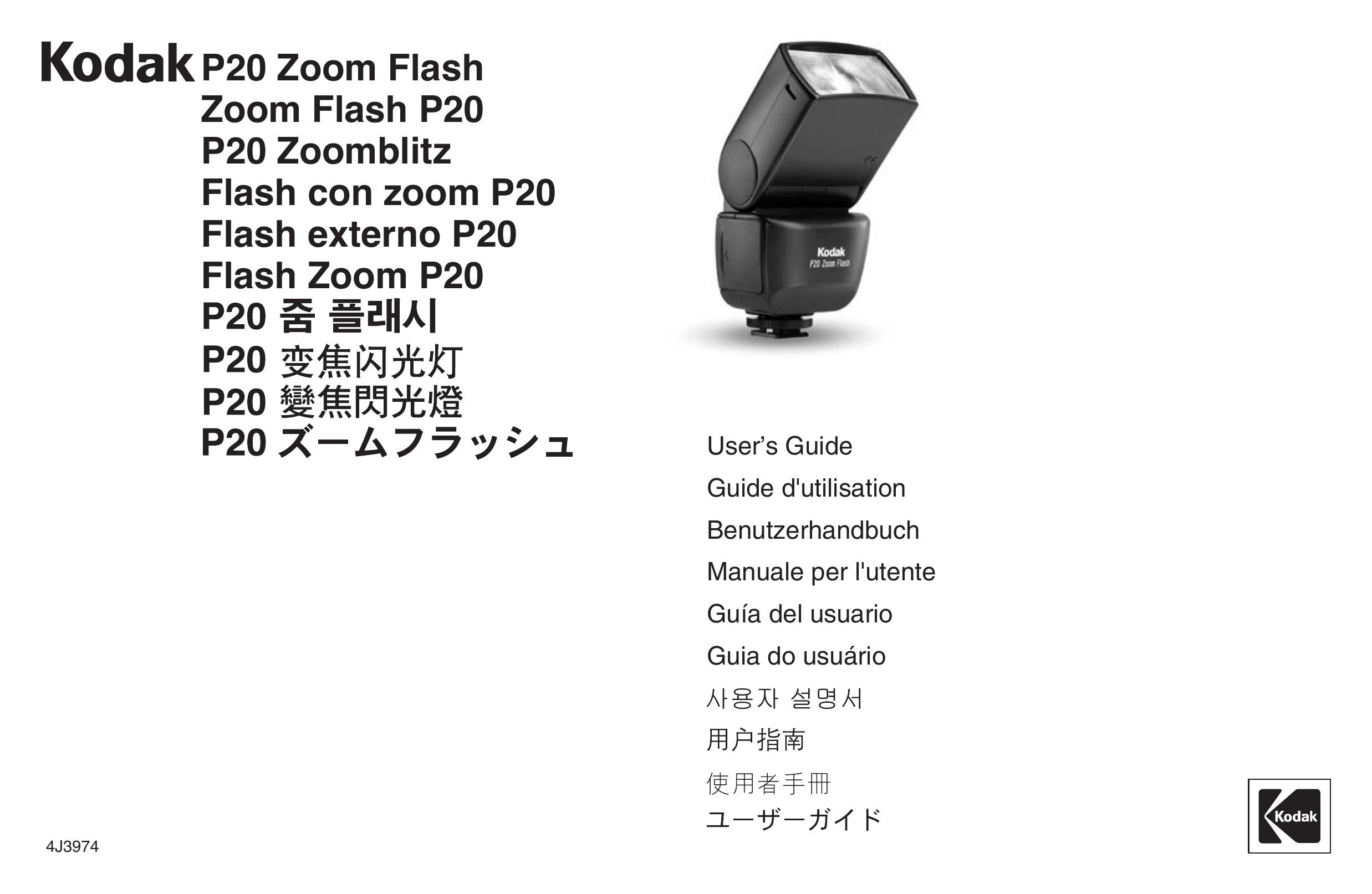 Kodak P20 Camera Flash User Manual