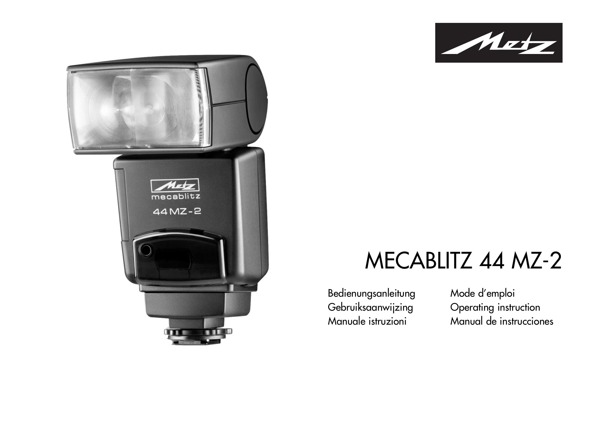 Metz 44 MZ-2 Camera Flash User Manual