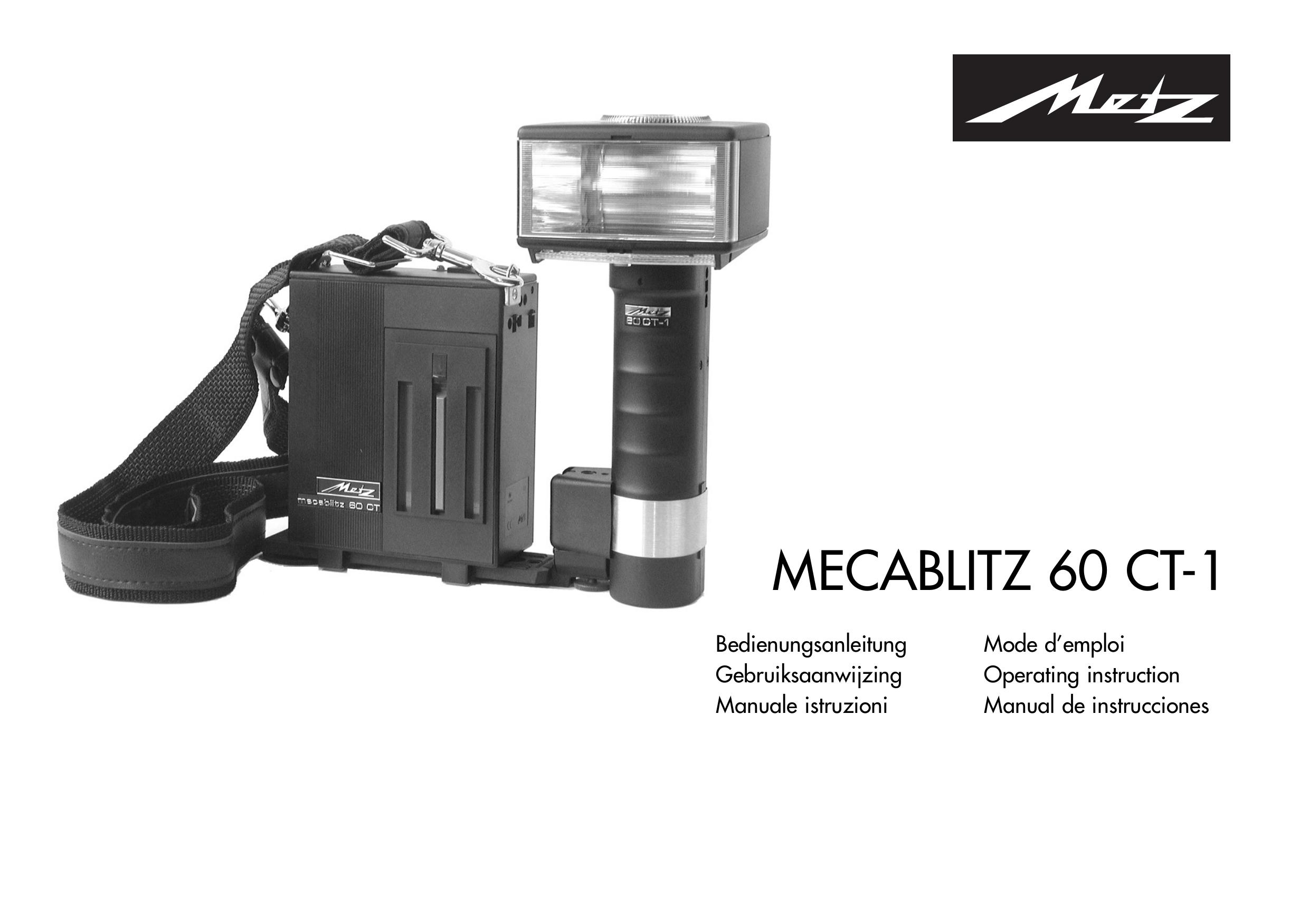 Metz 60 CT-1 Camera Flash User Manual