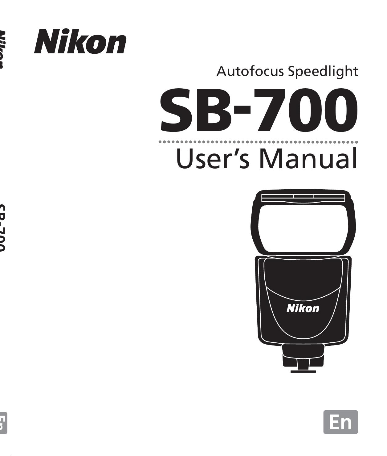 Nikon SB 700 Camera Flash User Manual