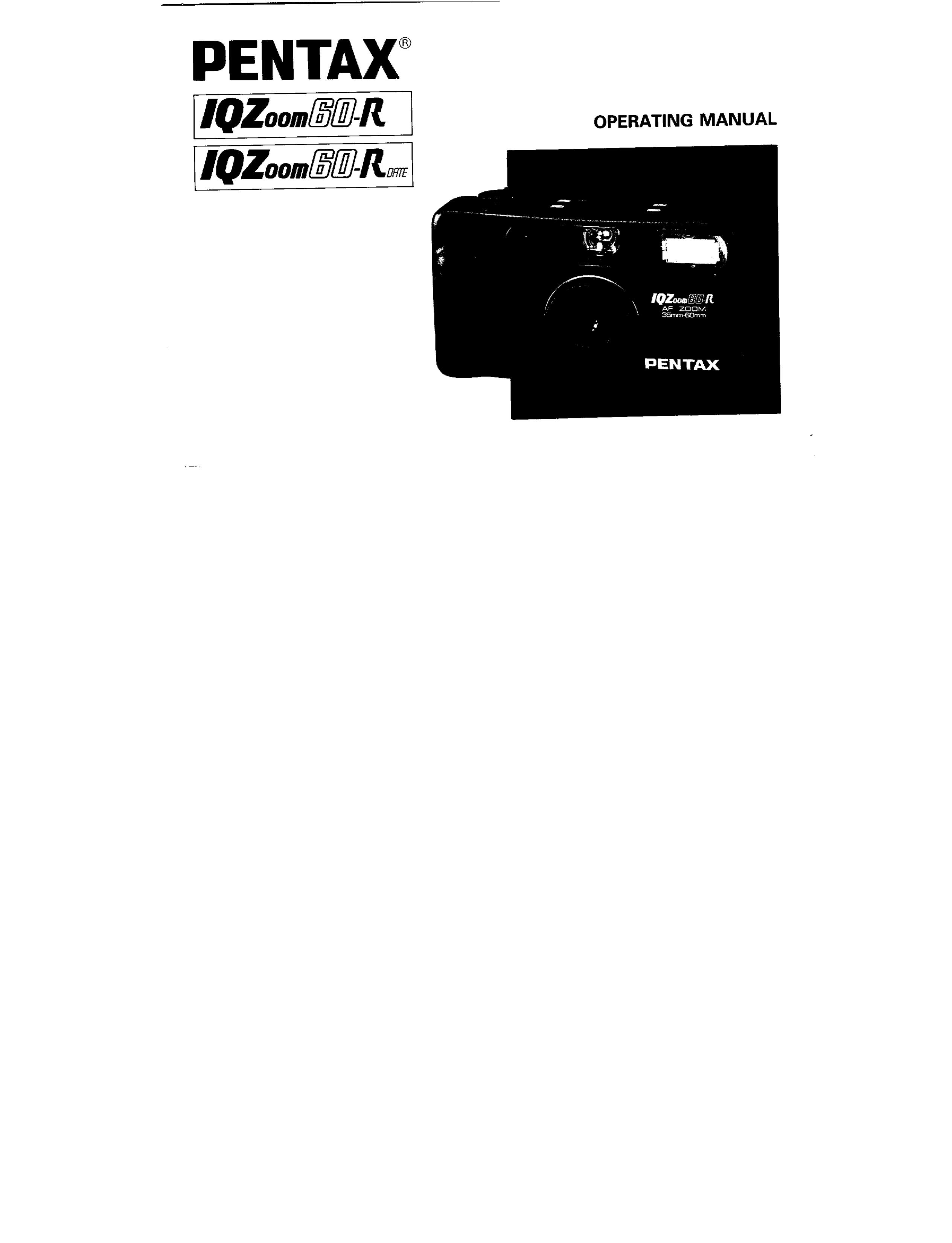 Pentax 60-R Date Camera Flash User Manual