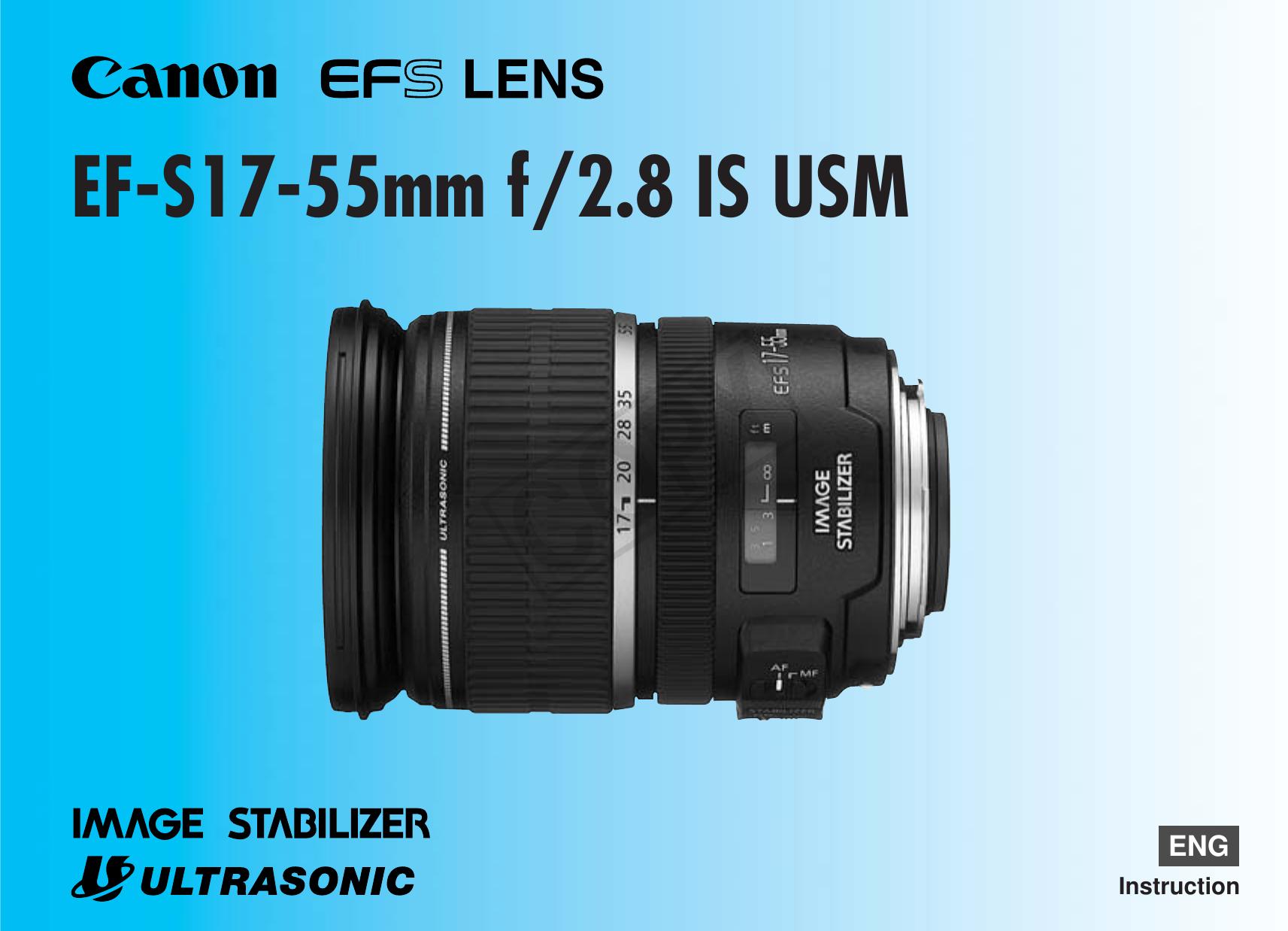 Canon 1242B002 Camera Lens User Manual