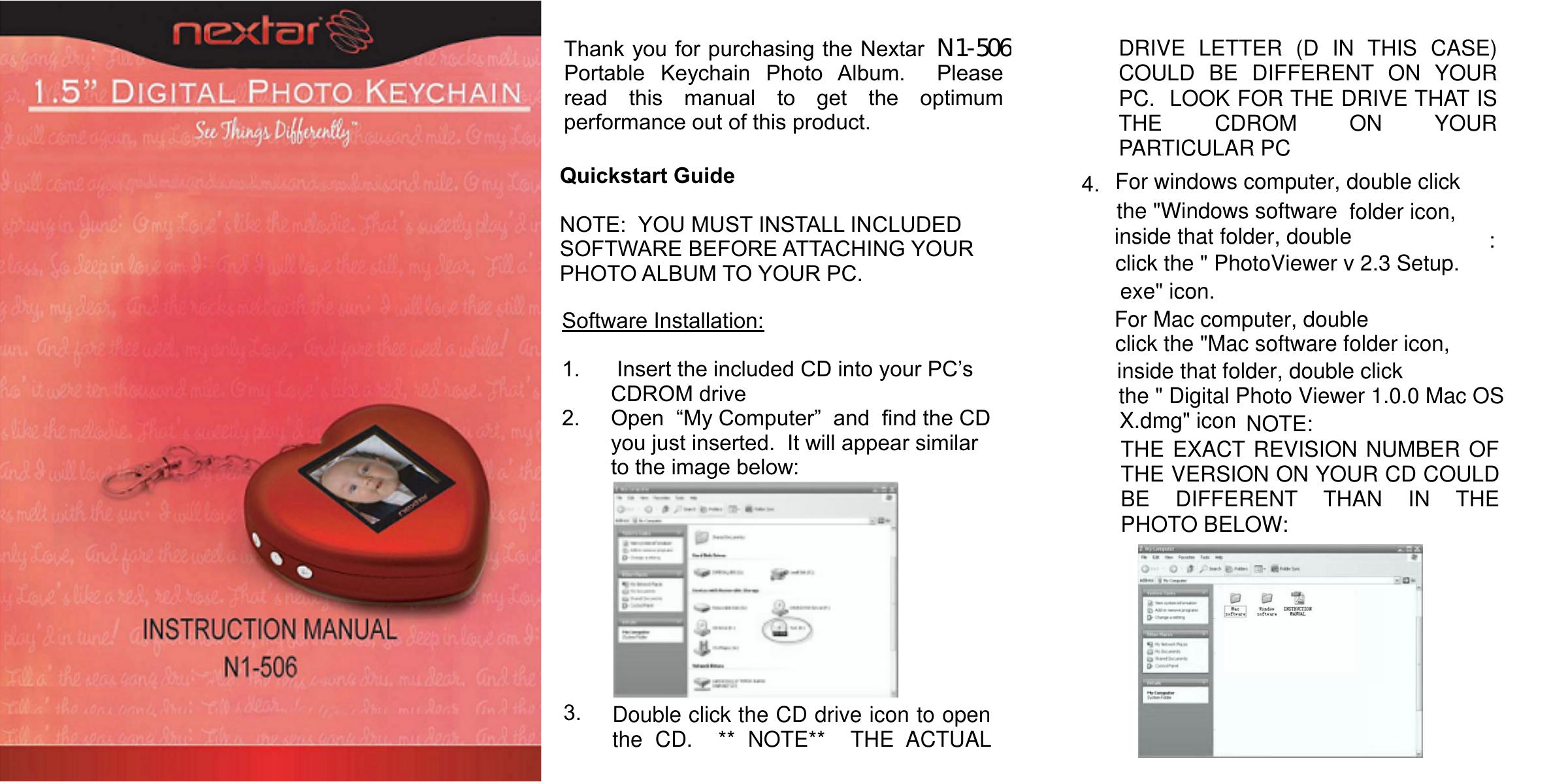 Nextar N1-506 Camera Lens User Manual