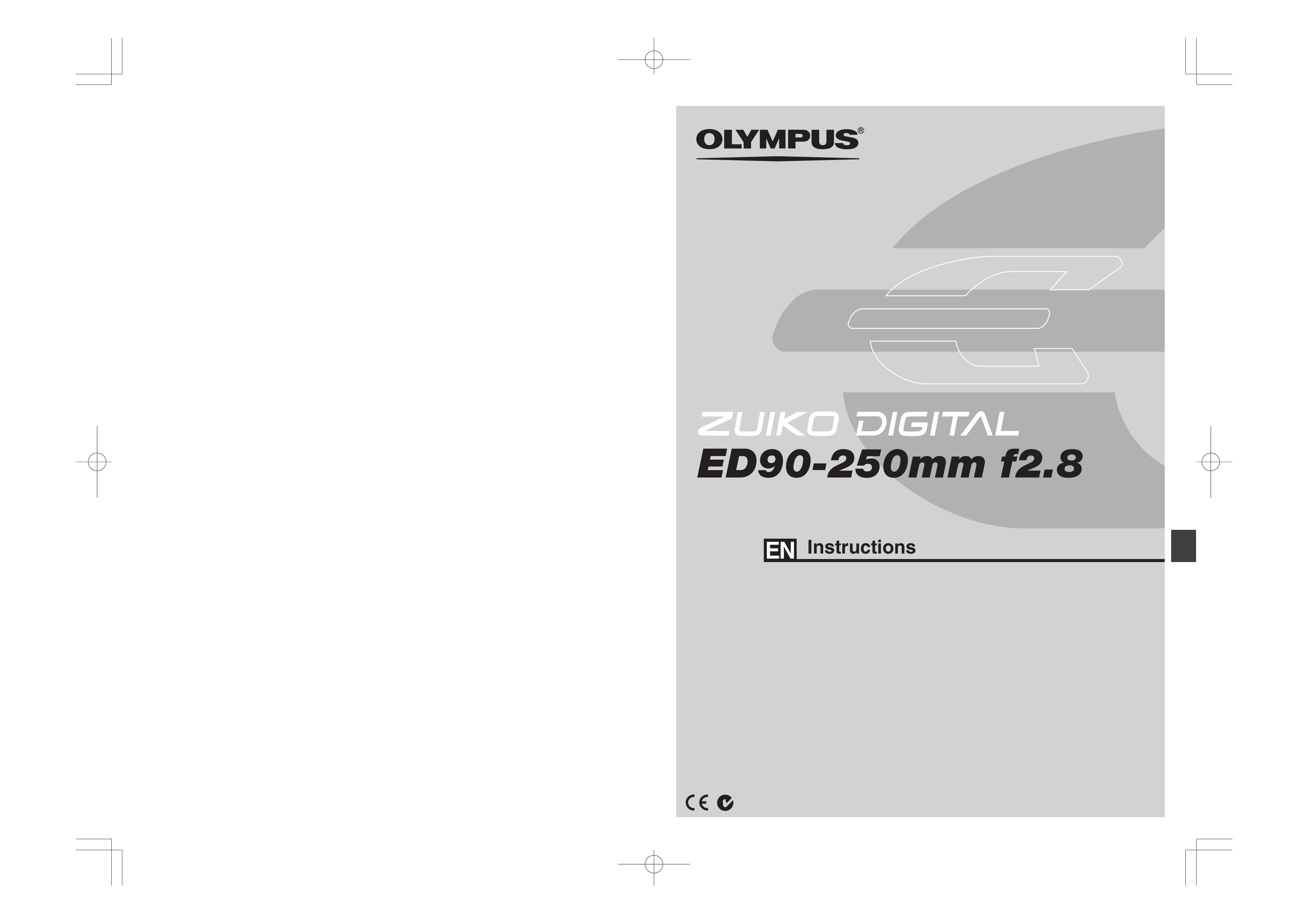 Olympus DIGITAL ED Camera Lens User Manual