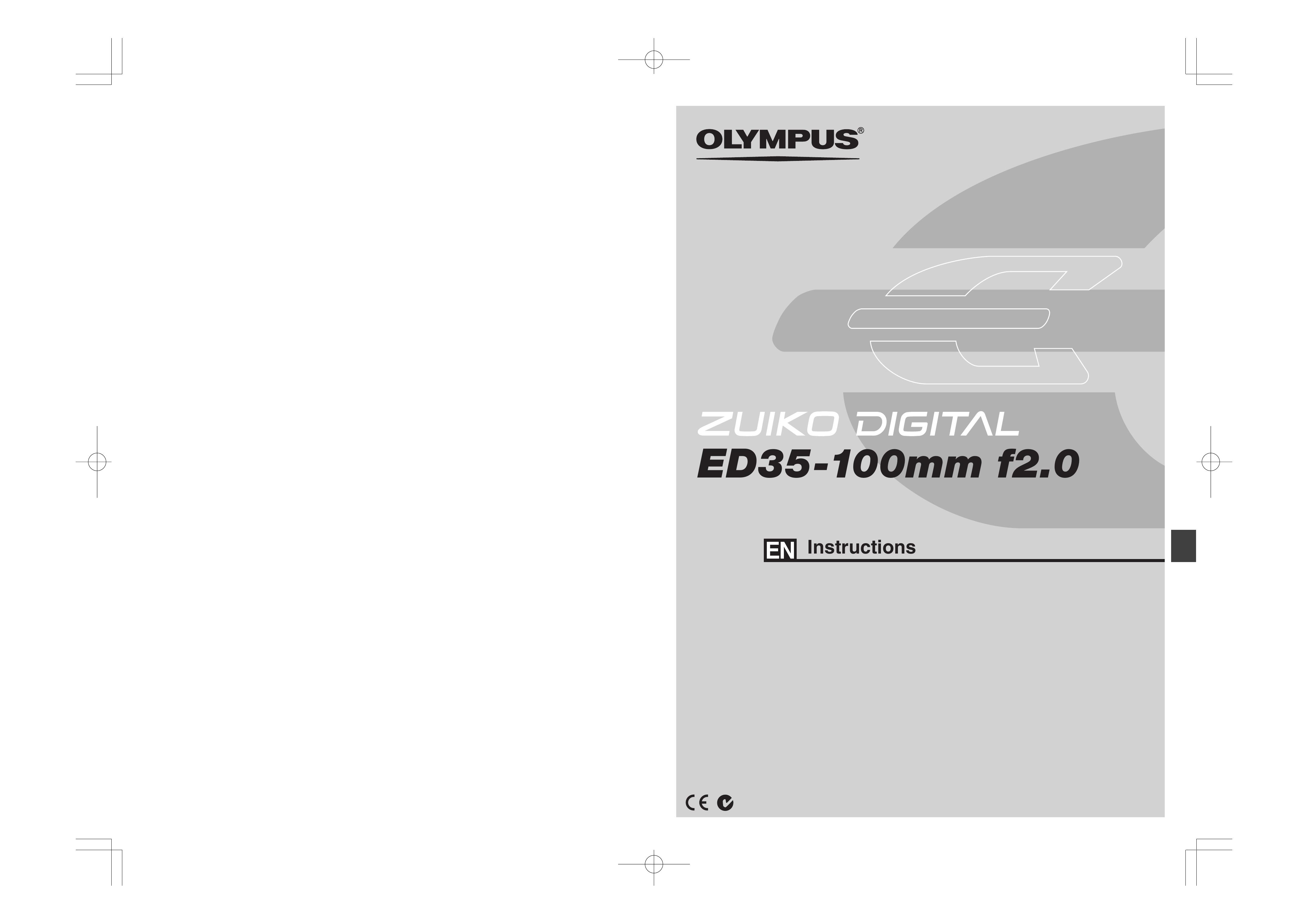 Olympus ED35-100mm f2.0 Camera Lens User Manual