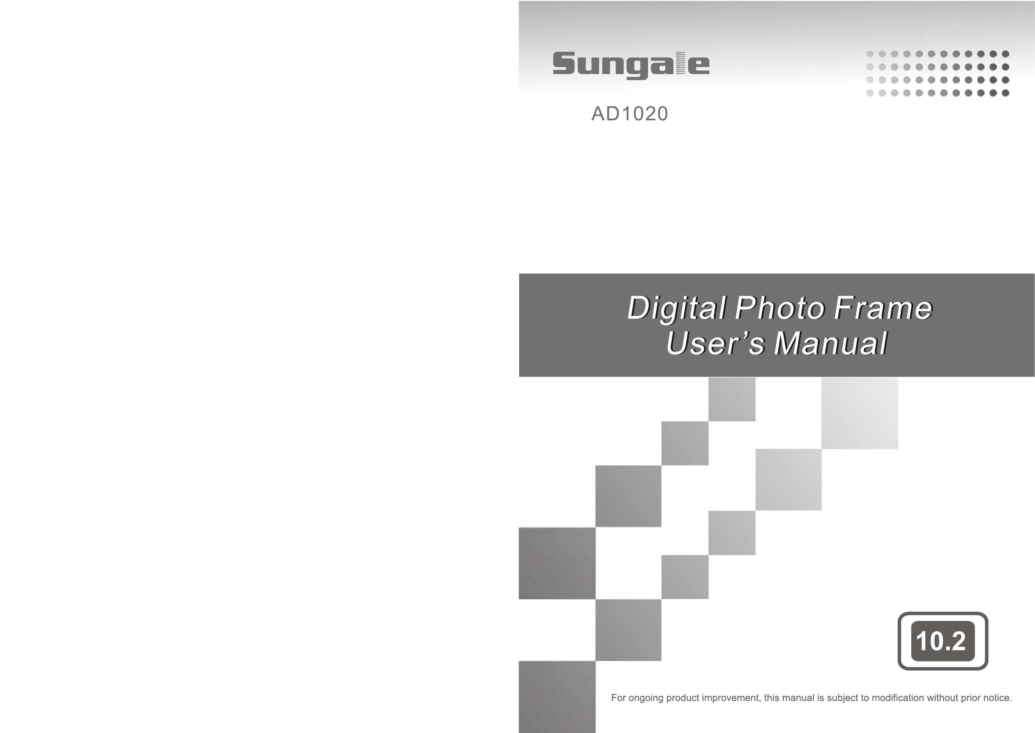 Sungale AD1020 Camera Lens User Manual