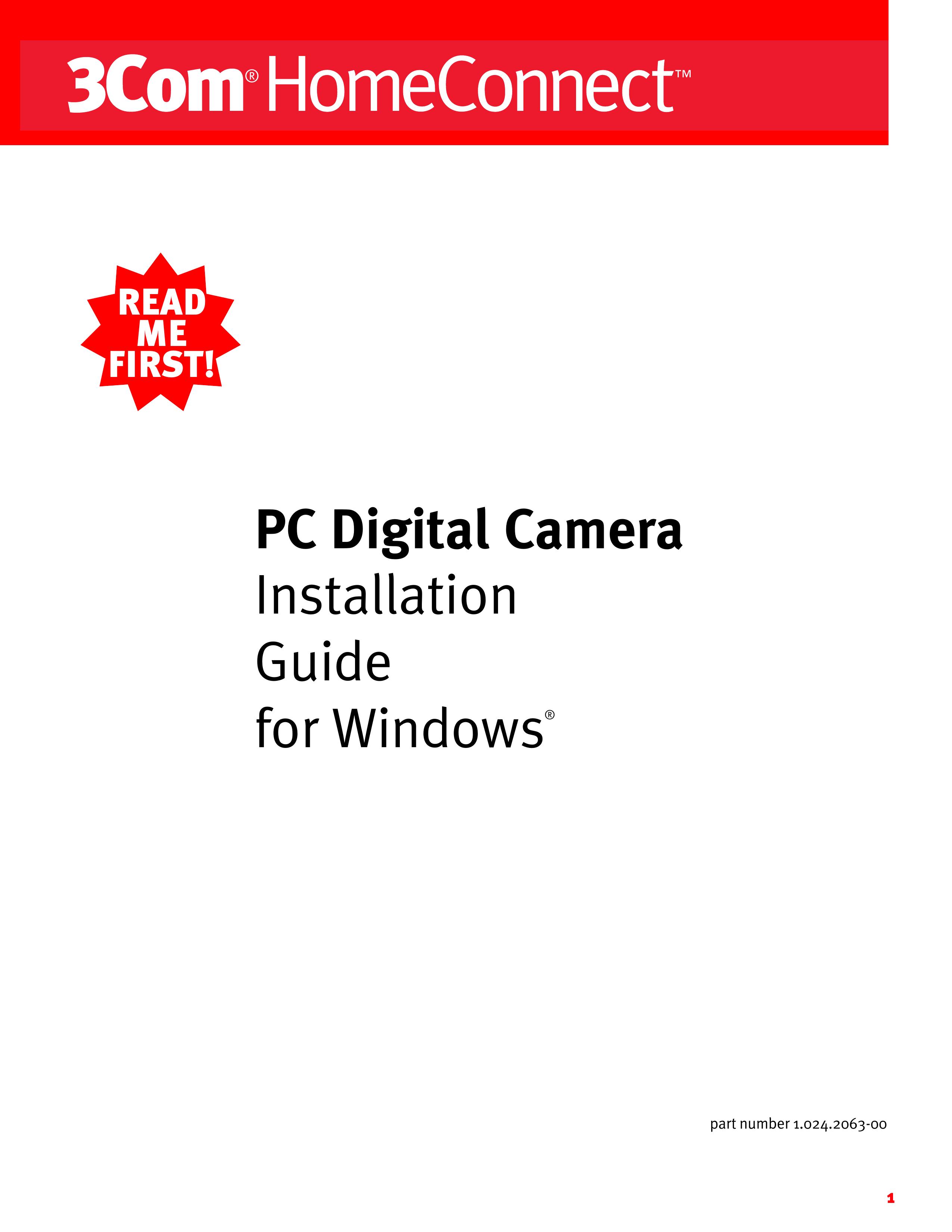3Com 1.024.2063-00 Digital Camera User Manual
