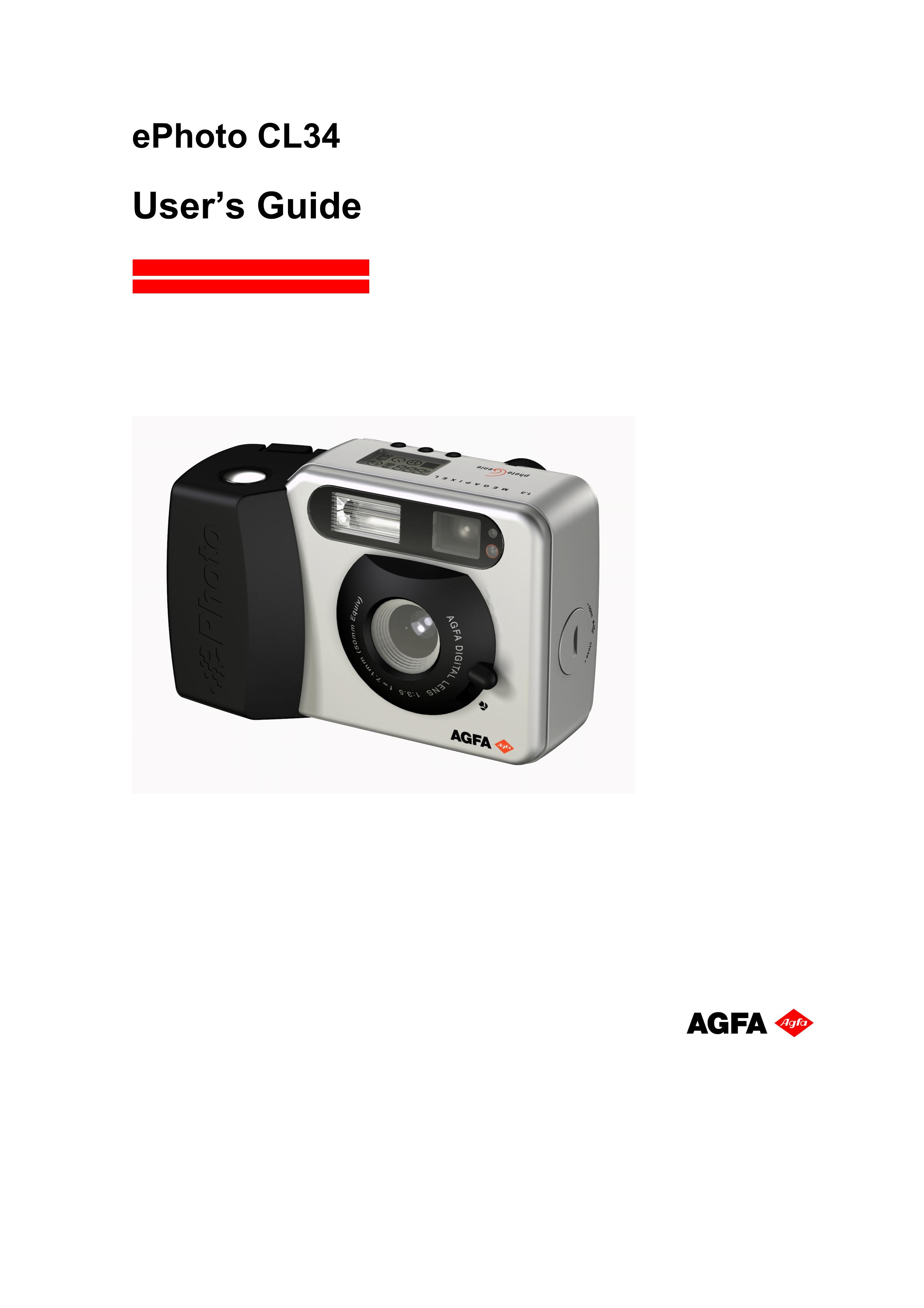 AGFA CL34 Digital Camera User Manual