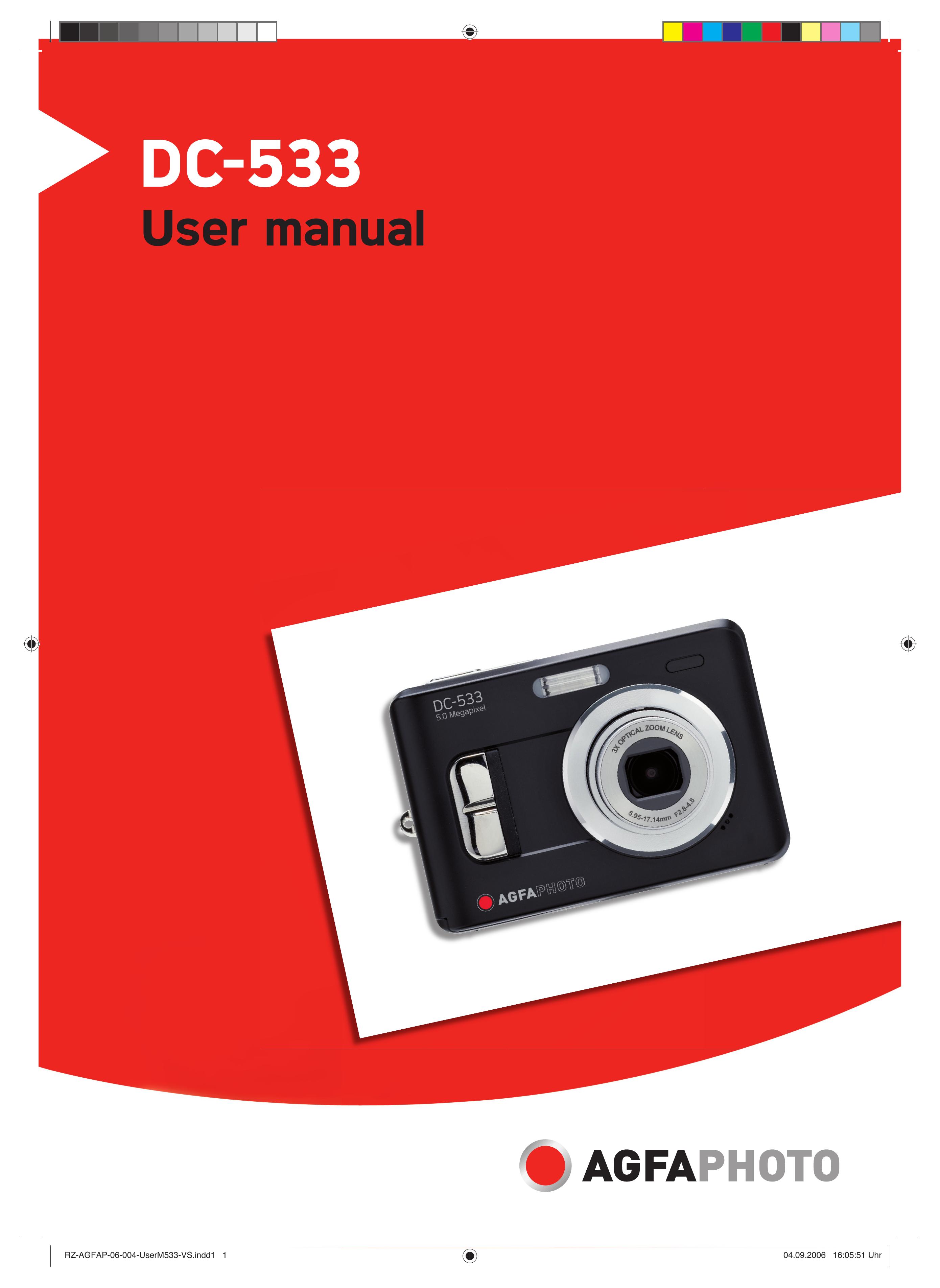 AGFA DC-533 Digital Camera User Manual