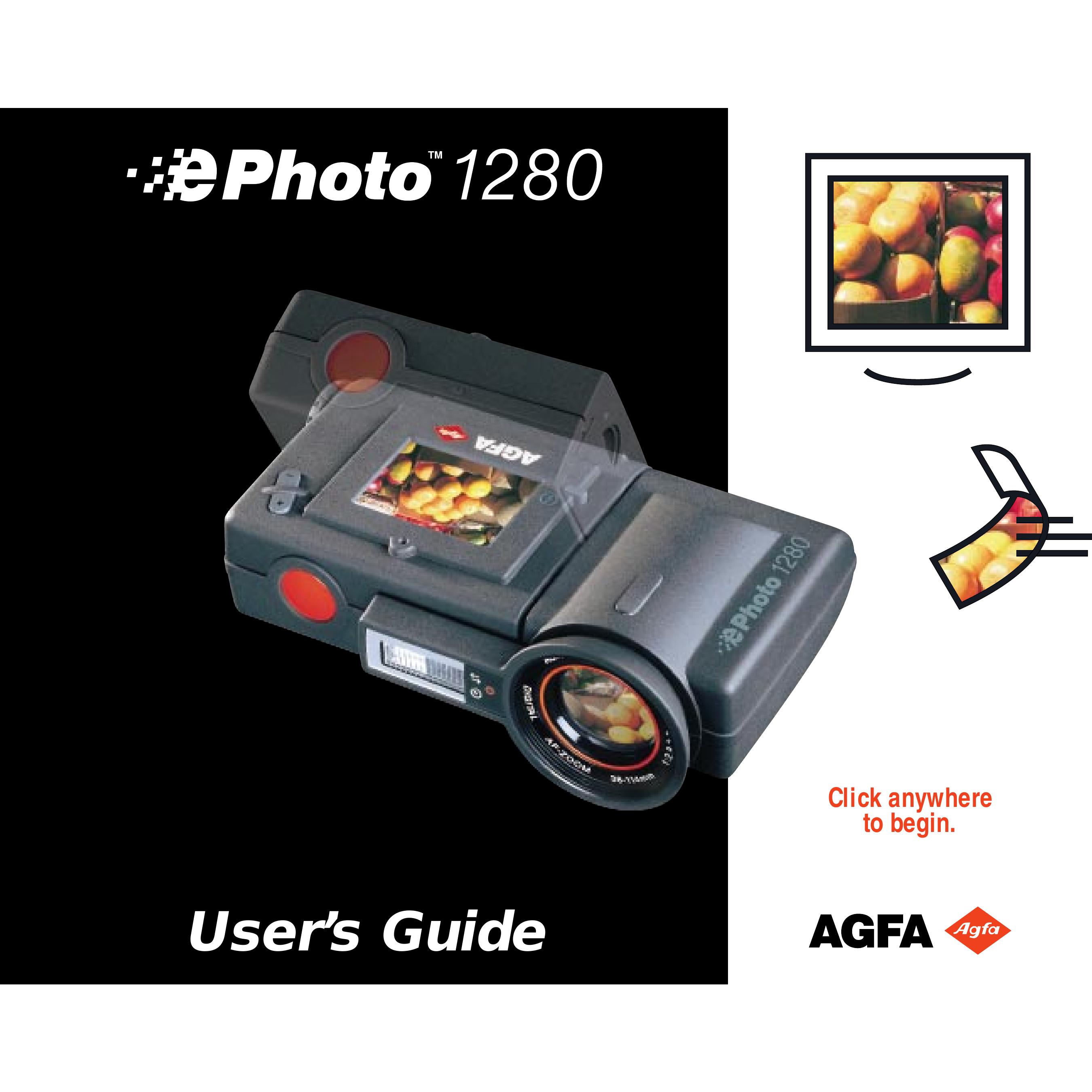 AGFA ePHOTO 1280 Digital Camera User Manual