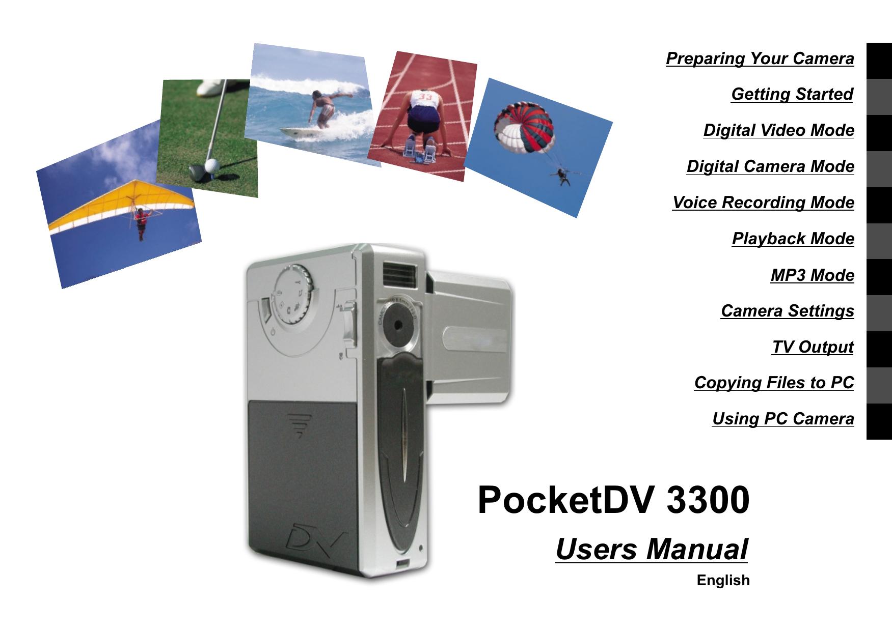AIPTEK 3300 Digital Camera User Manual