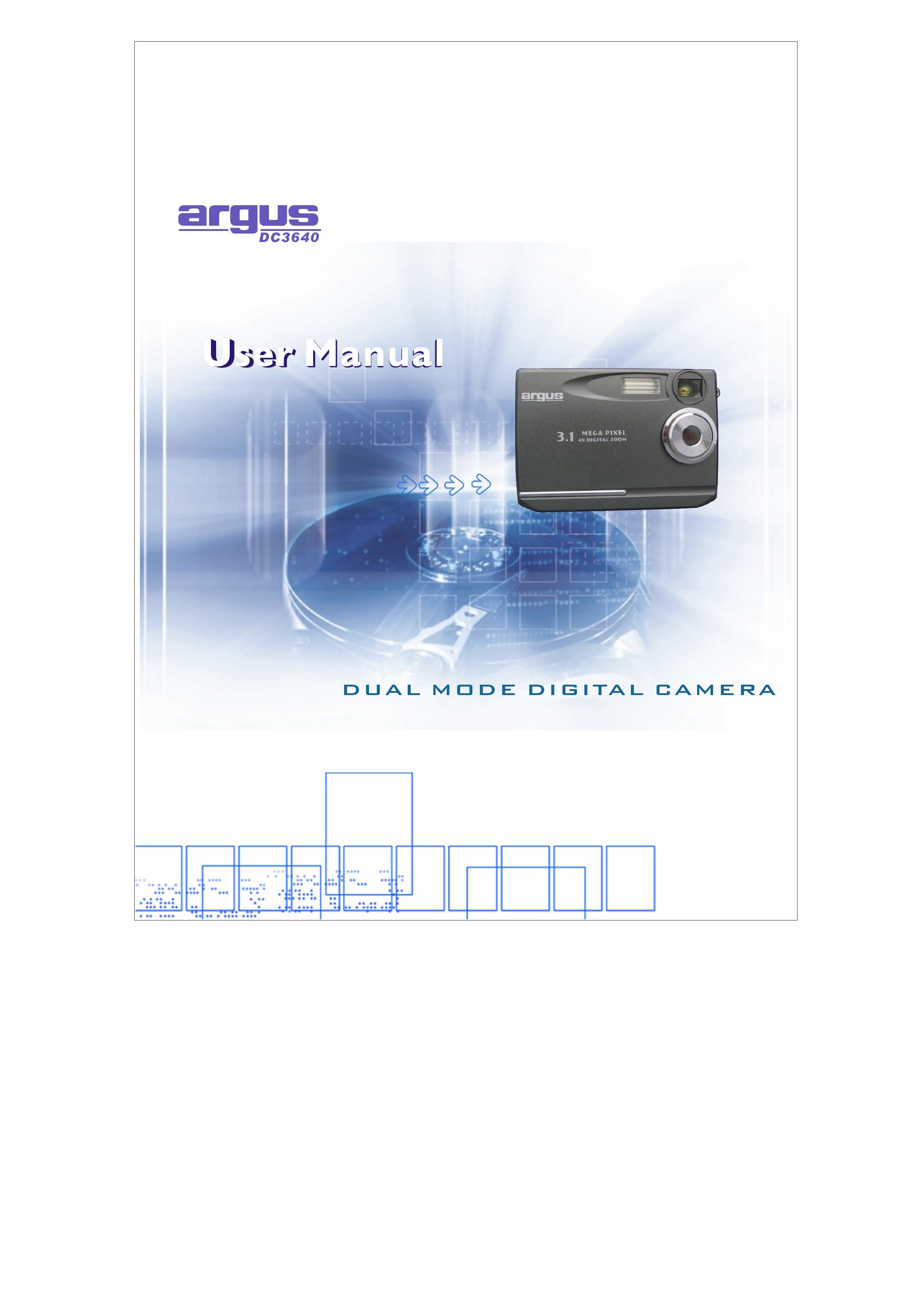 Argus Camera 3640 Digital Camera User Manual