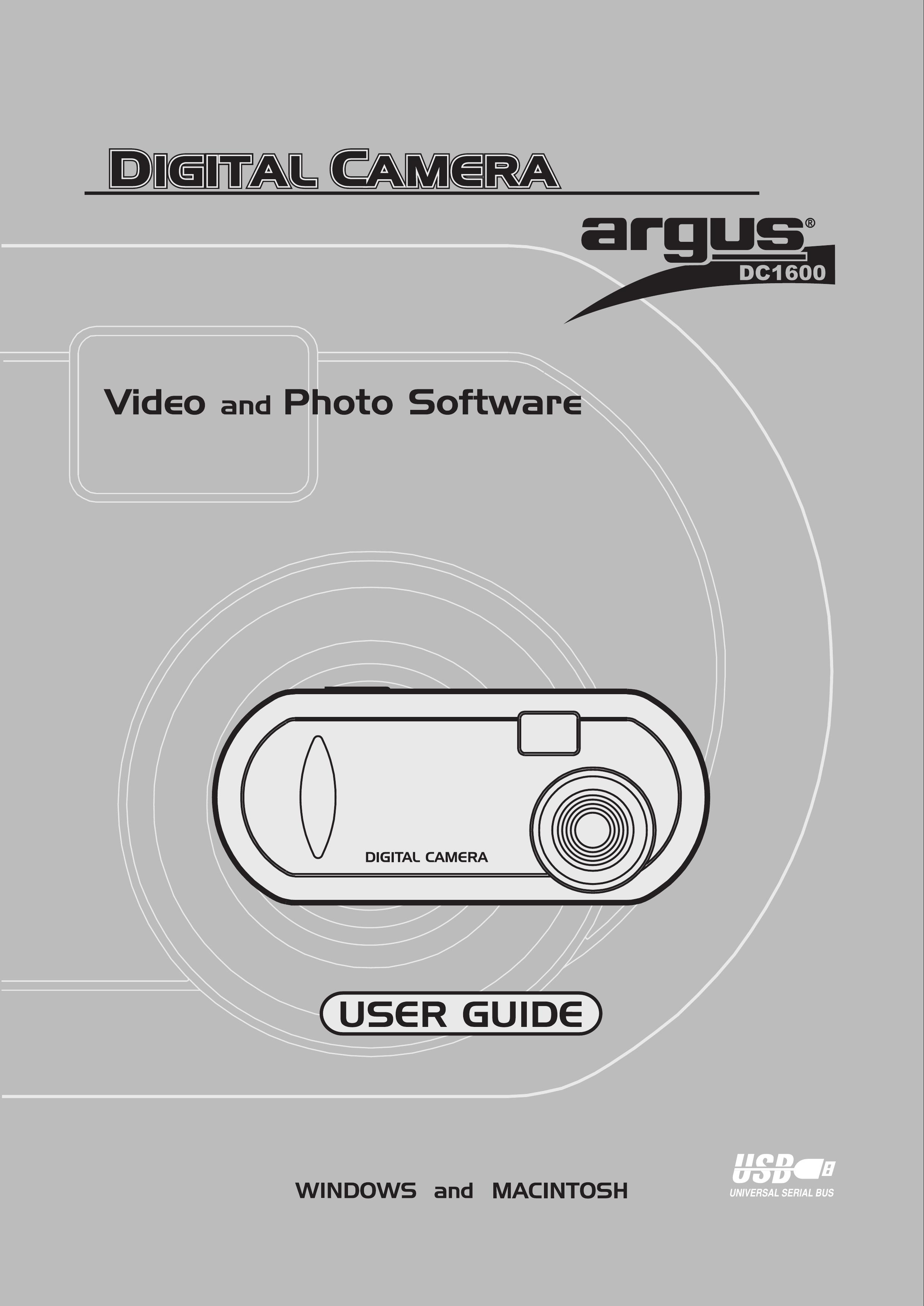 Argus Camera DC 1600 Digital Camera User Manual