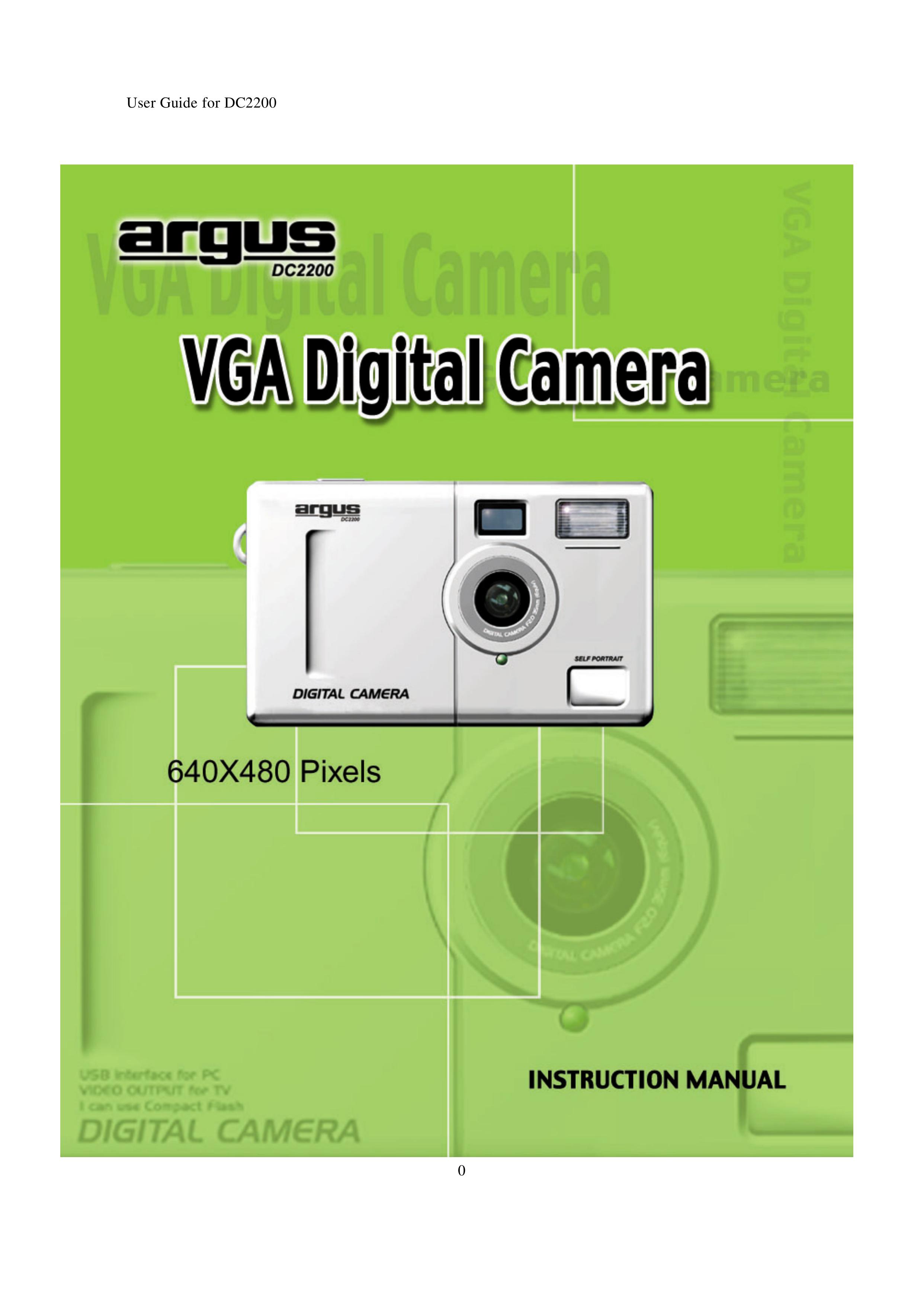 Argus Camera DC2200 Digital Camera User Manual