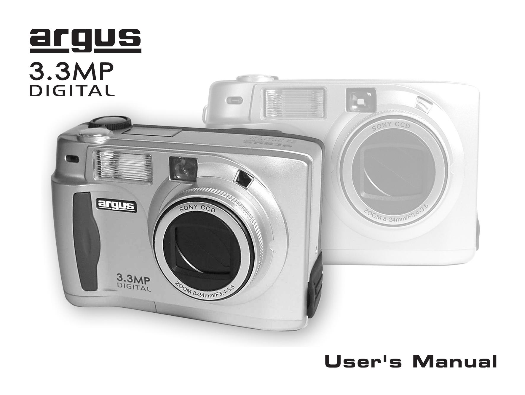 Argus Camera DC3650 Digital Camera User Manual