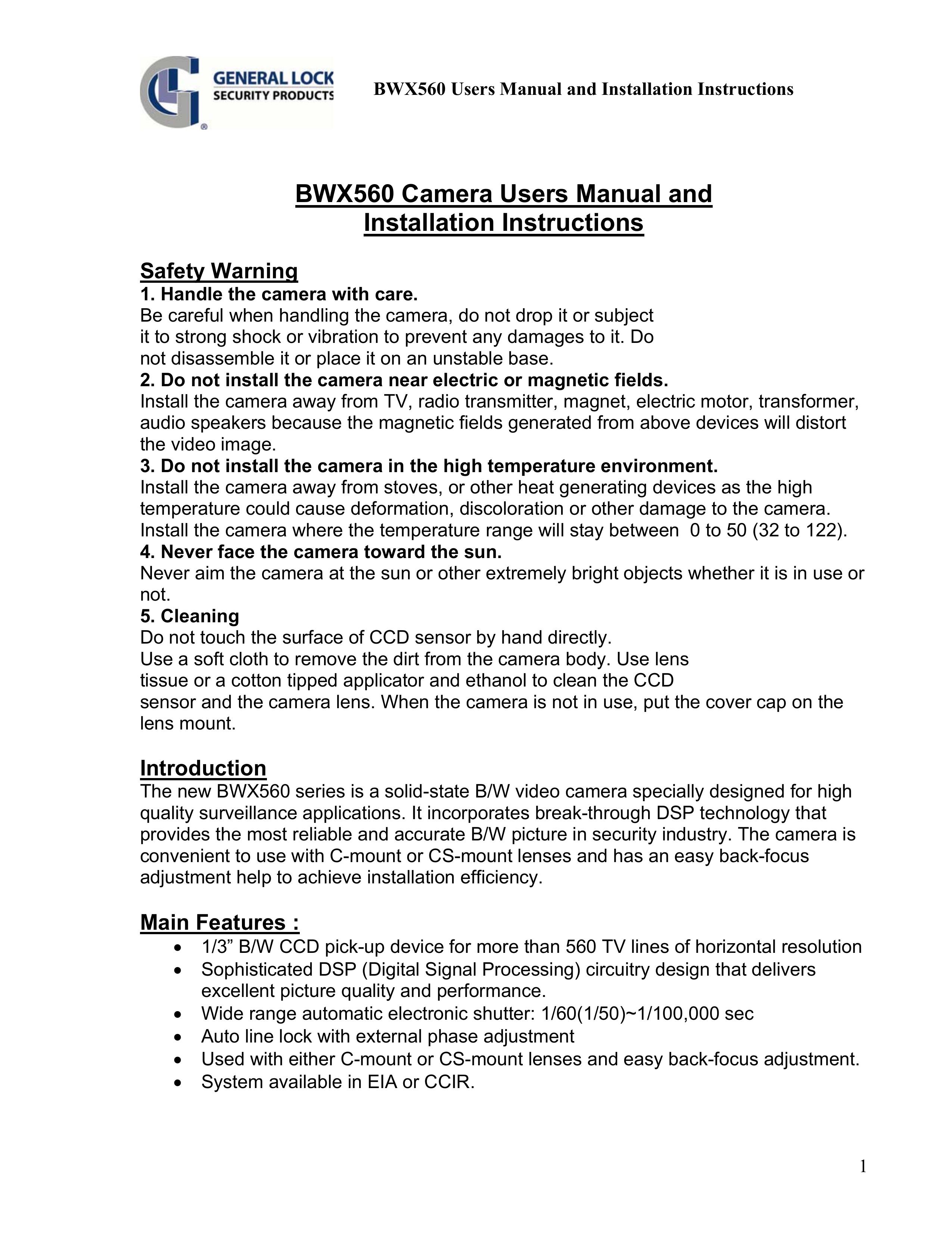 AT&T BWX560 Digital Camera User Manual