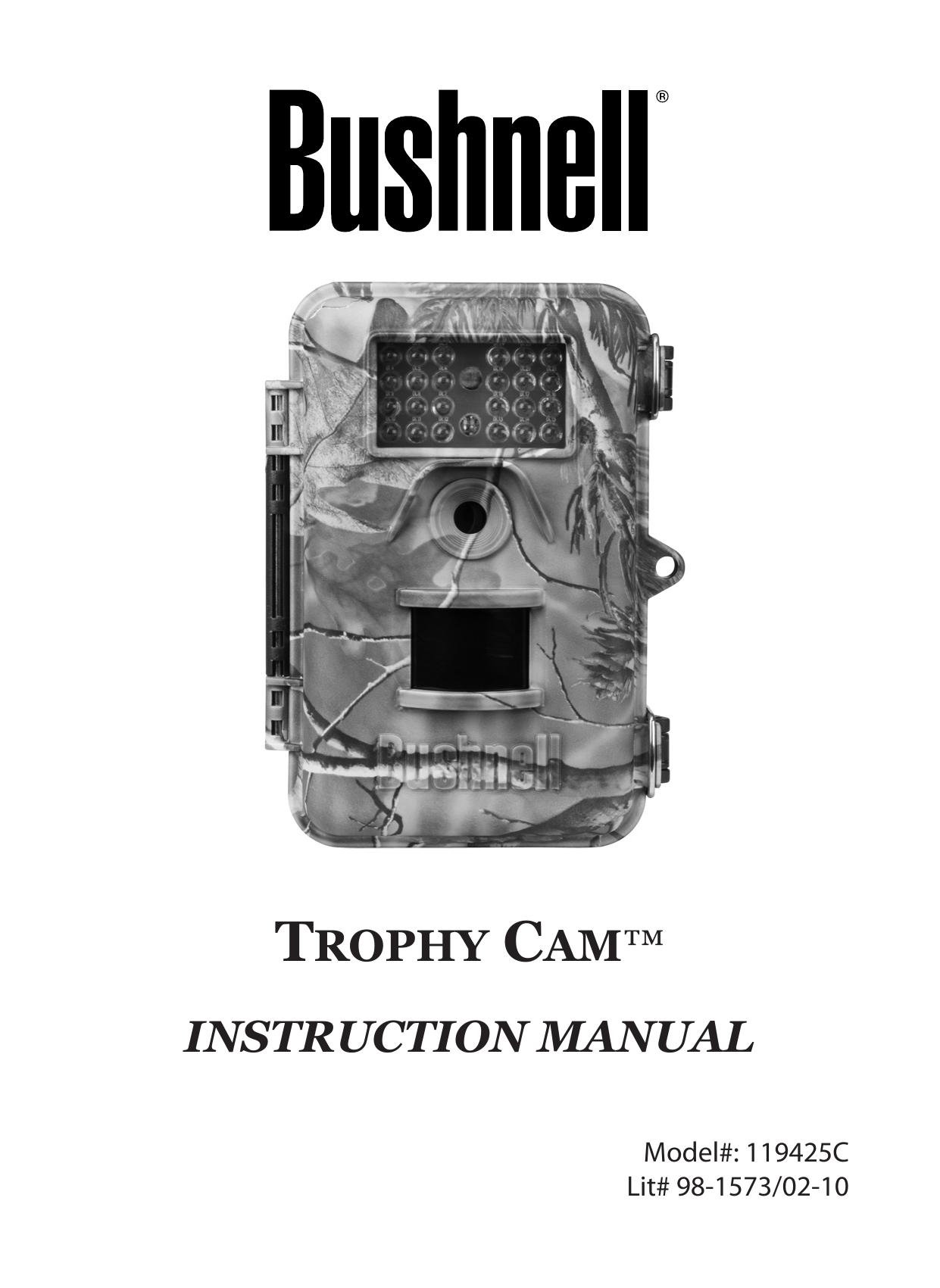 Bushnell 119425C Digital Camera User Manual