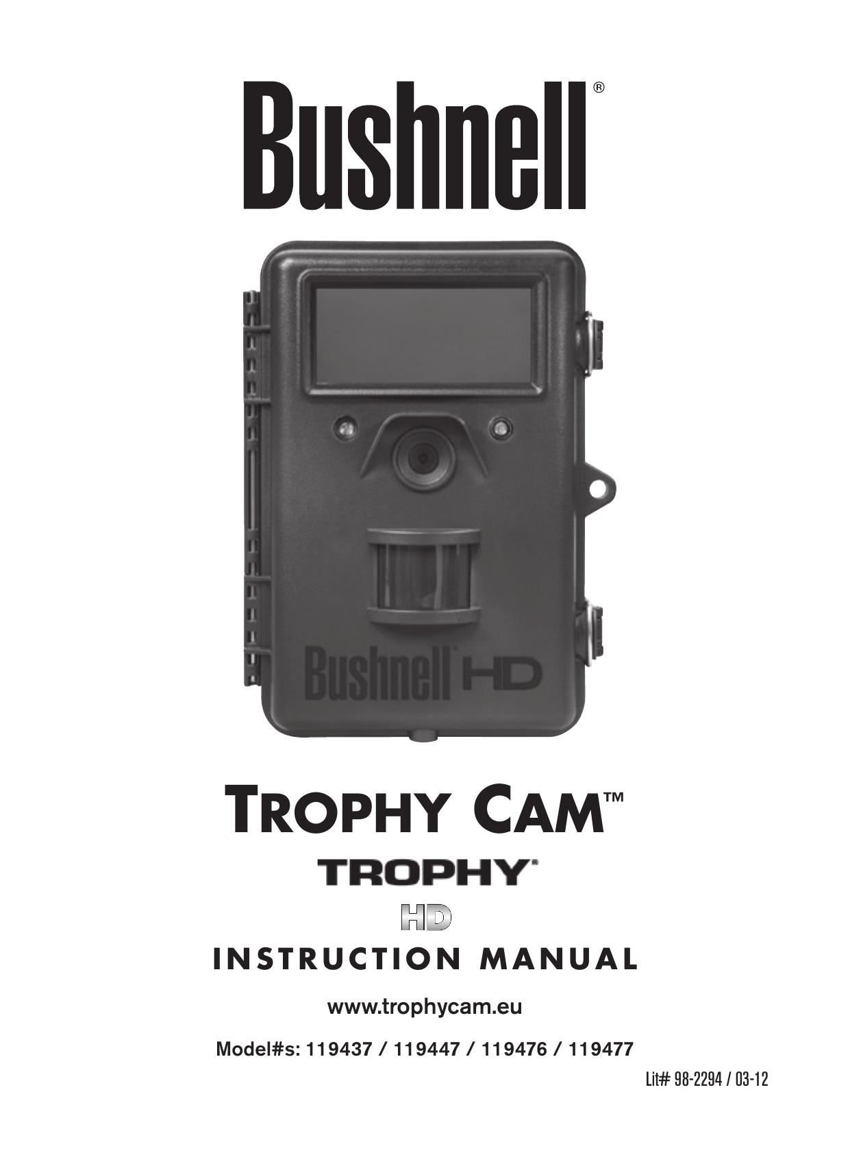 Bushnell 119437 Digital Camera User Manual