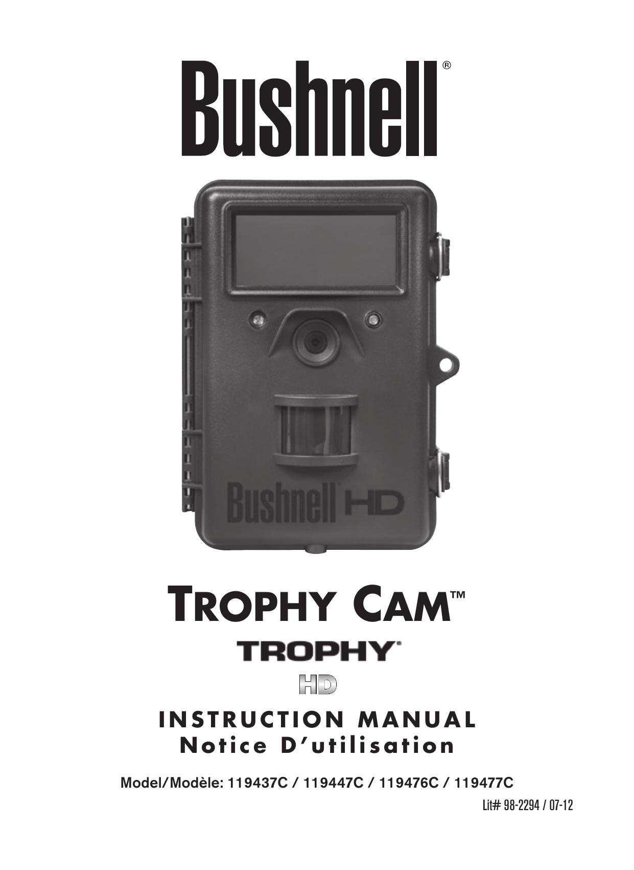 Bushnell 119476C Digital Camera User Manual
