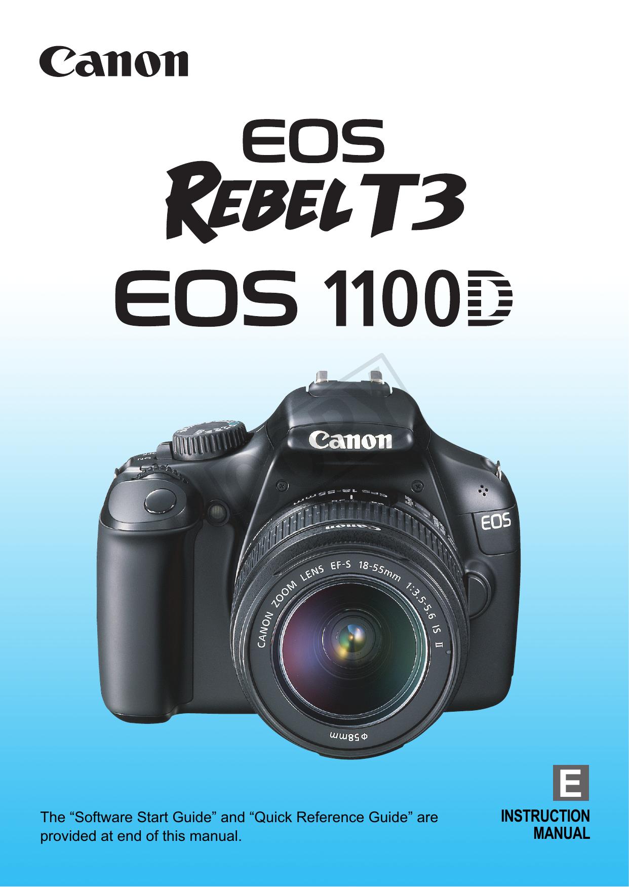 Canon 1100D Digital Camera User Manual