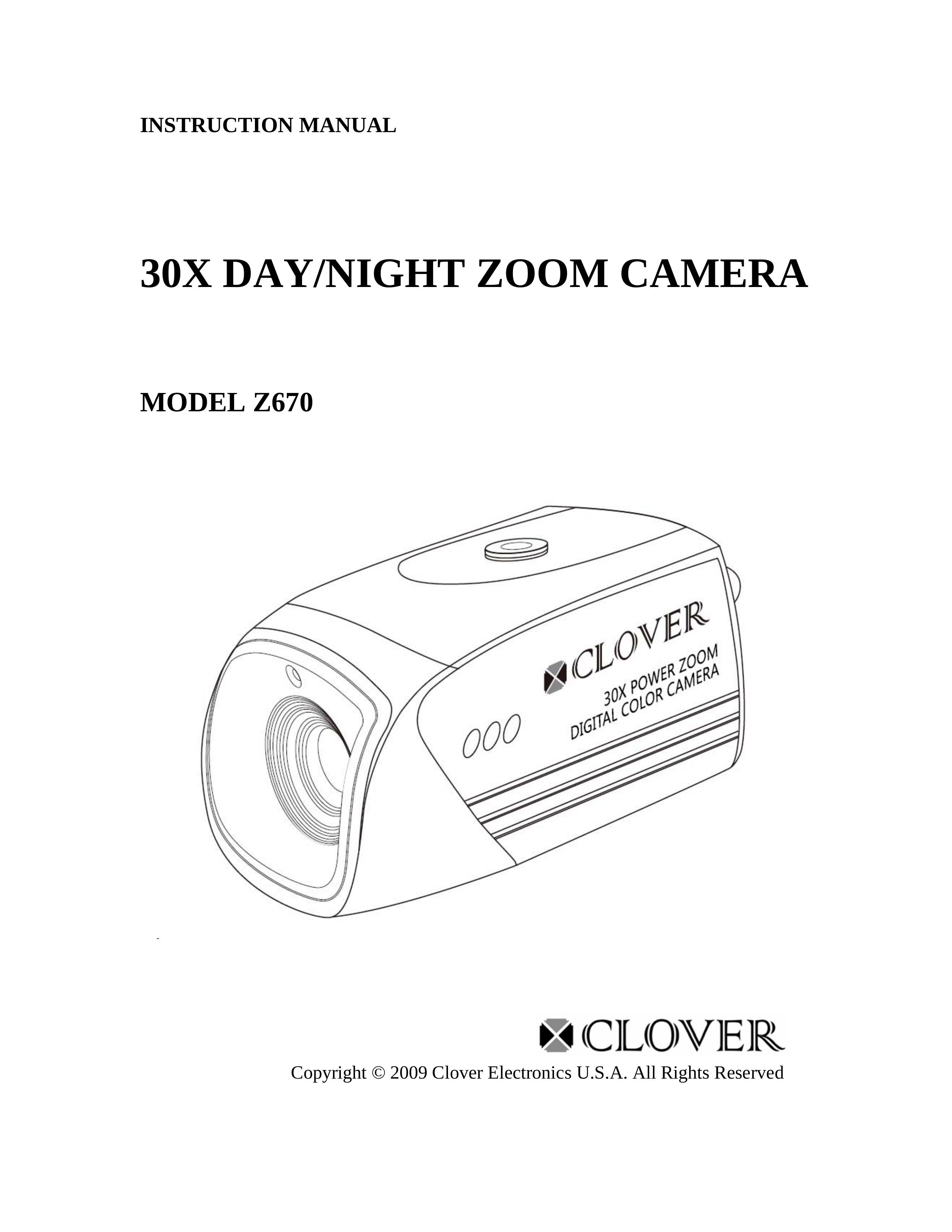 Clover Electronics Z670 Digital Camera User Manual
