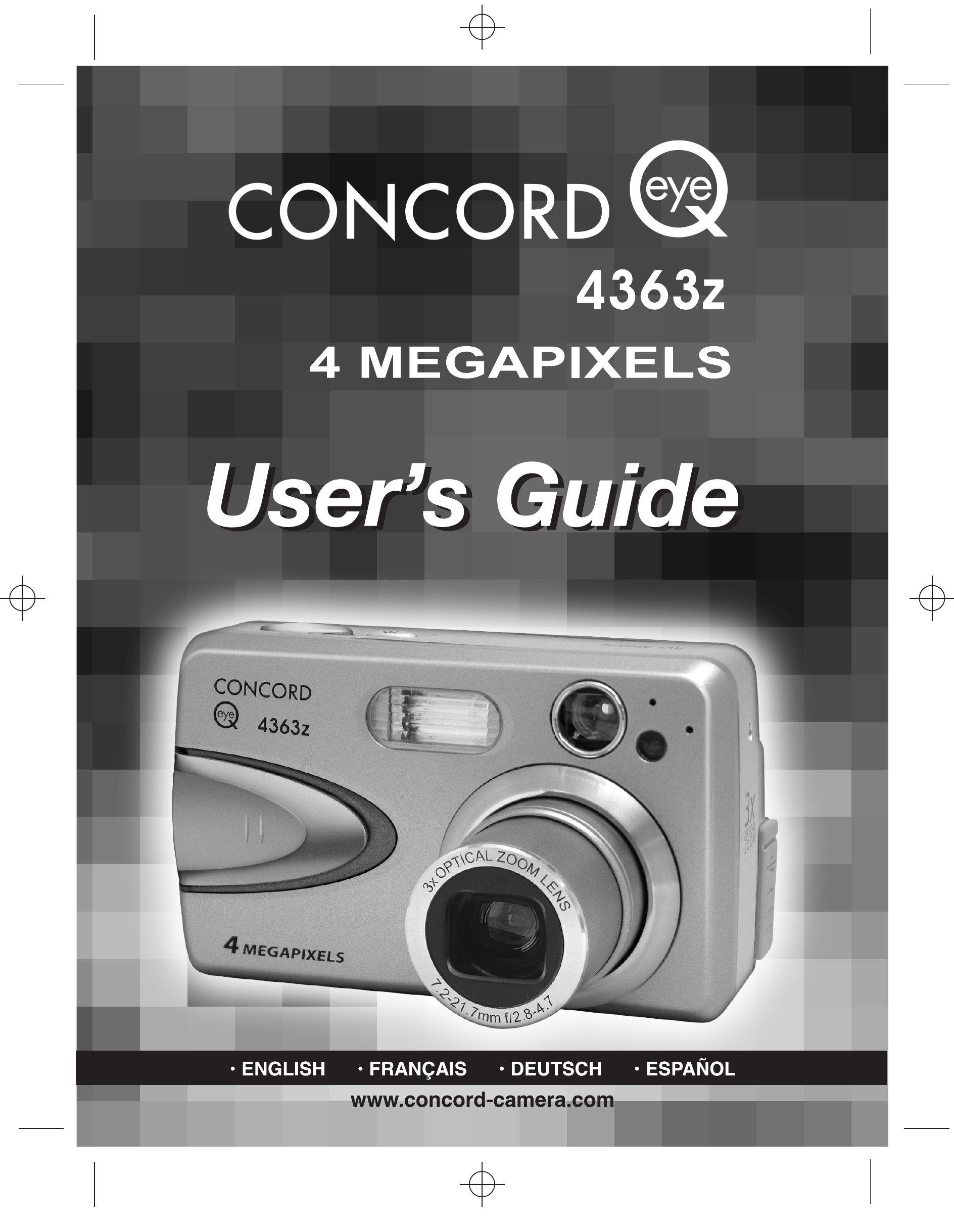 Concord Camera 4363z Digital Camera User Manual