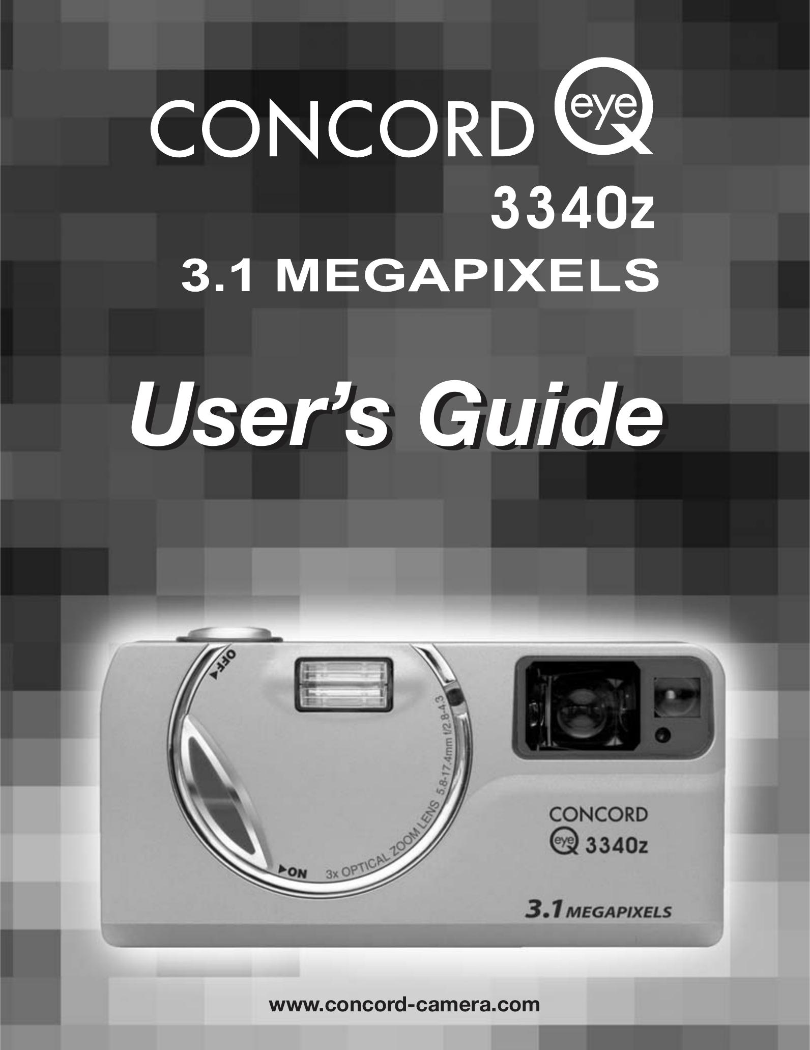 Concord Camera Eye-Q 3340z Digital Camera User Manual