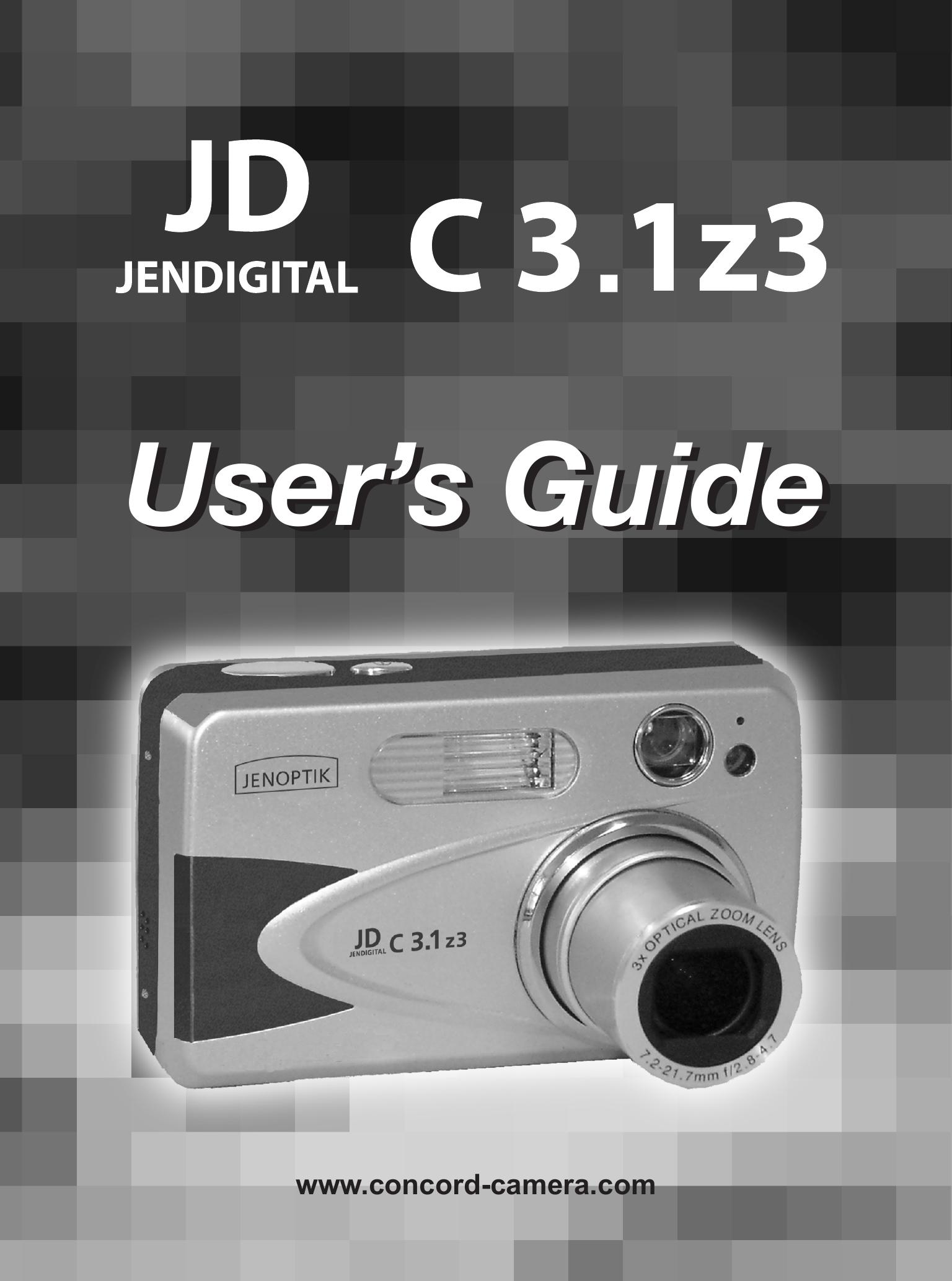 Concord Camera JD C3.1z3 Digital Camera User Manual
