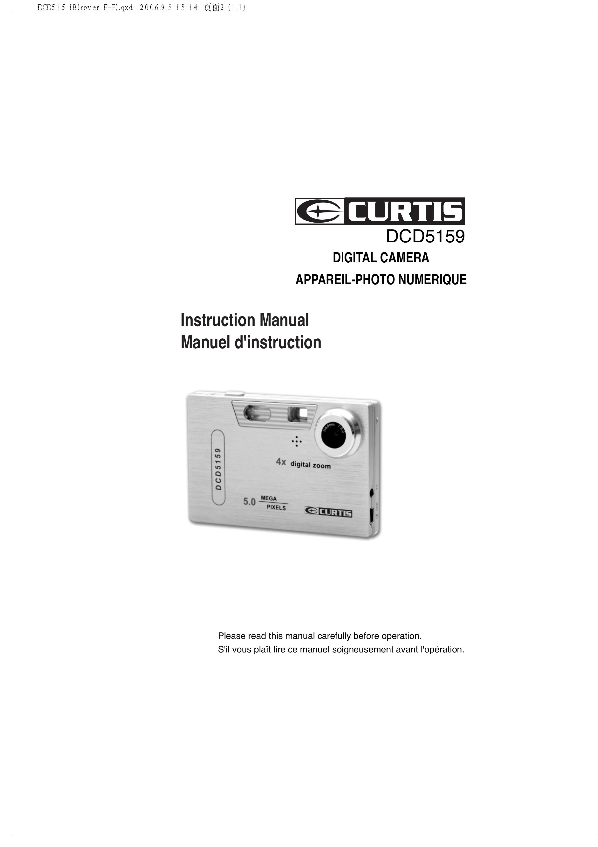 Curtis DCD5159 Digital Camera User Manual