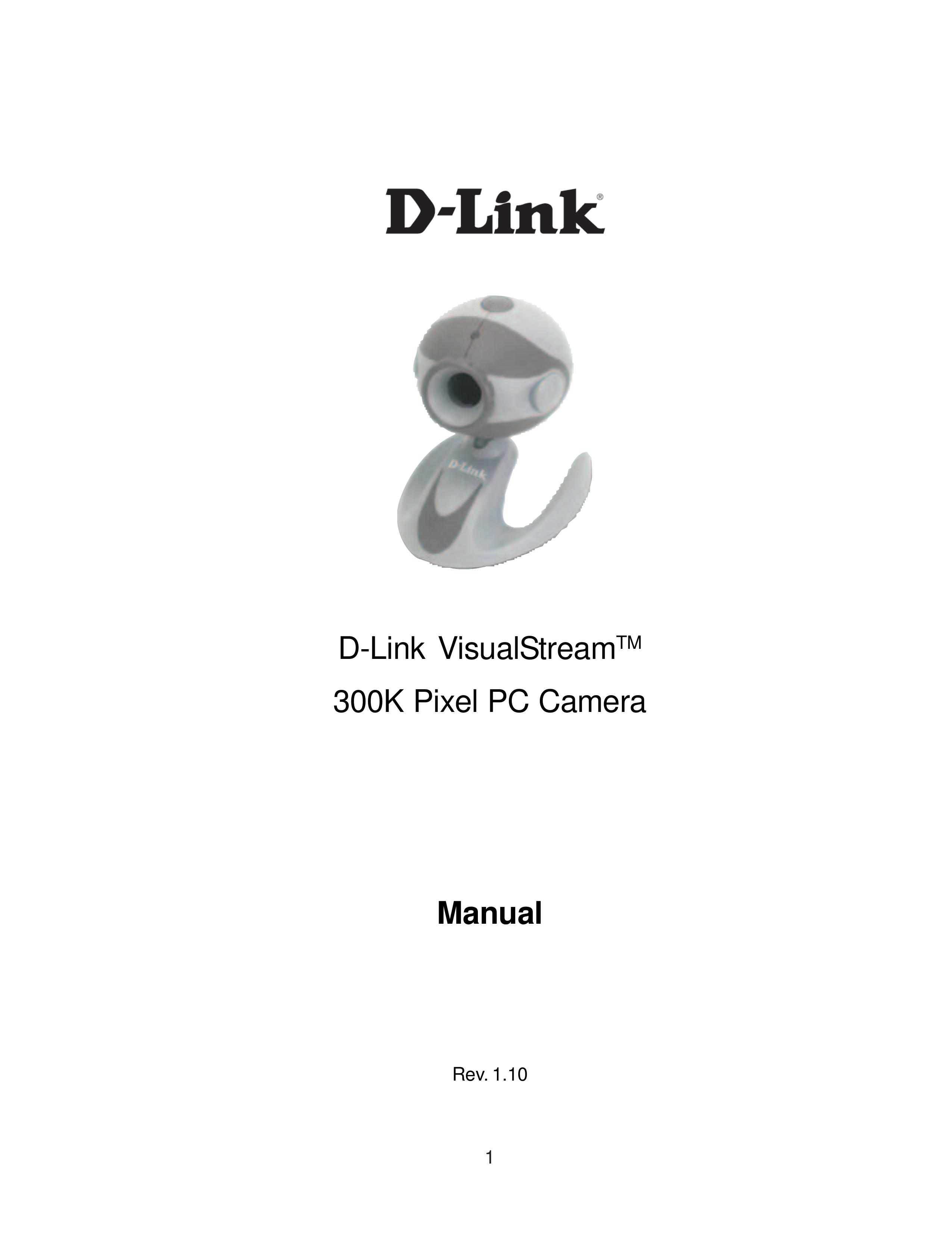 D-Link 300K Pixel PC Camera Digital Camera User Manual