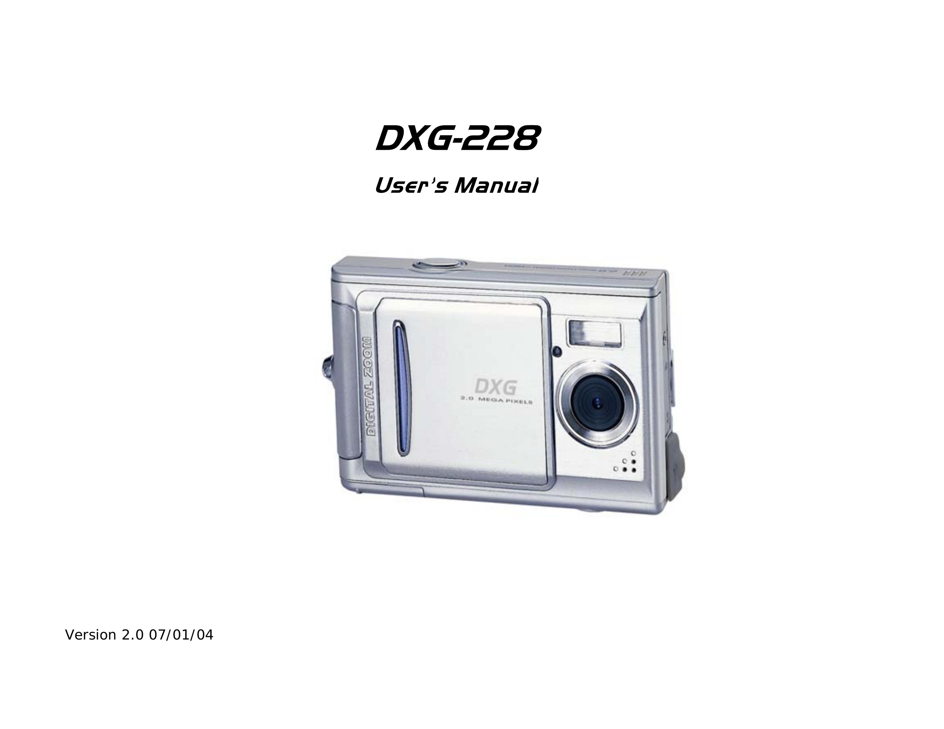DXG Technology DXG-228 Digital Camera User Manual