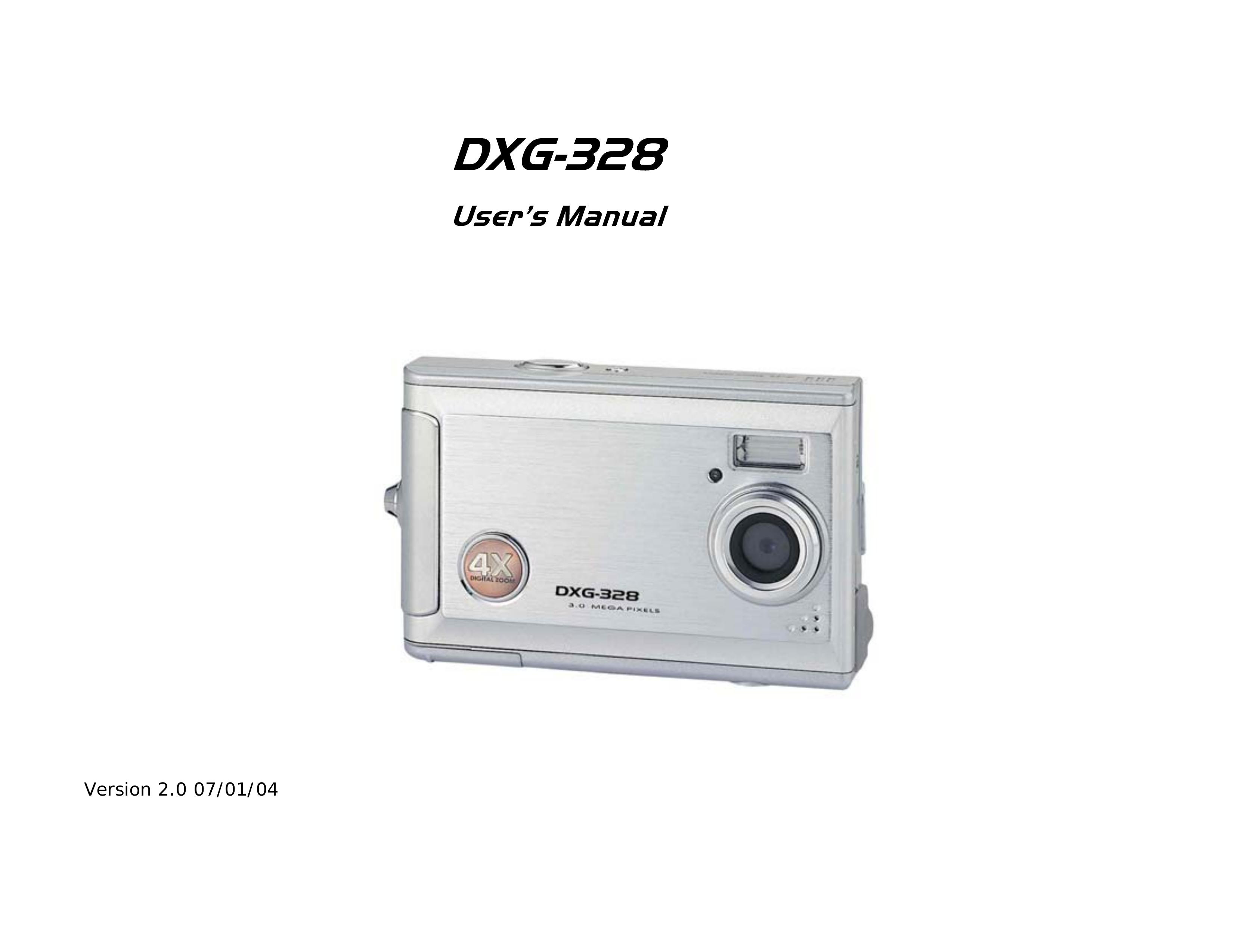DXG Technology DXG-328 Digital Camera User Manual