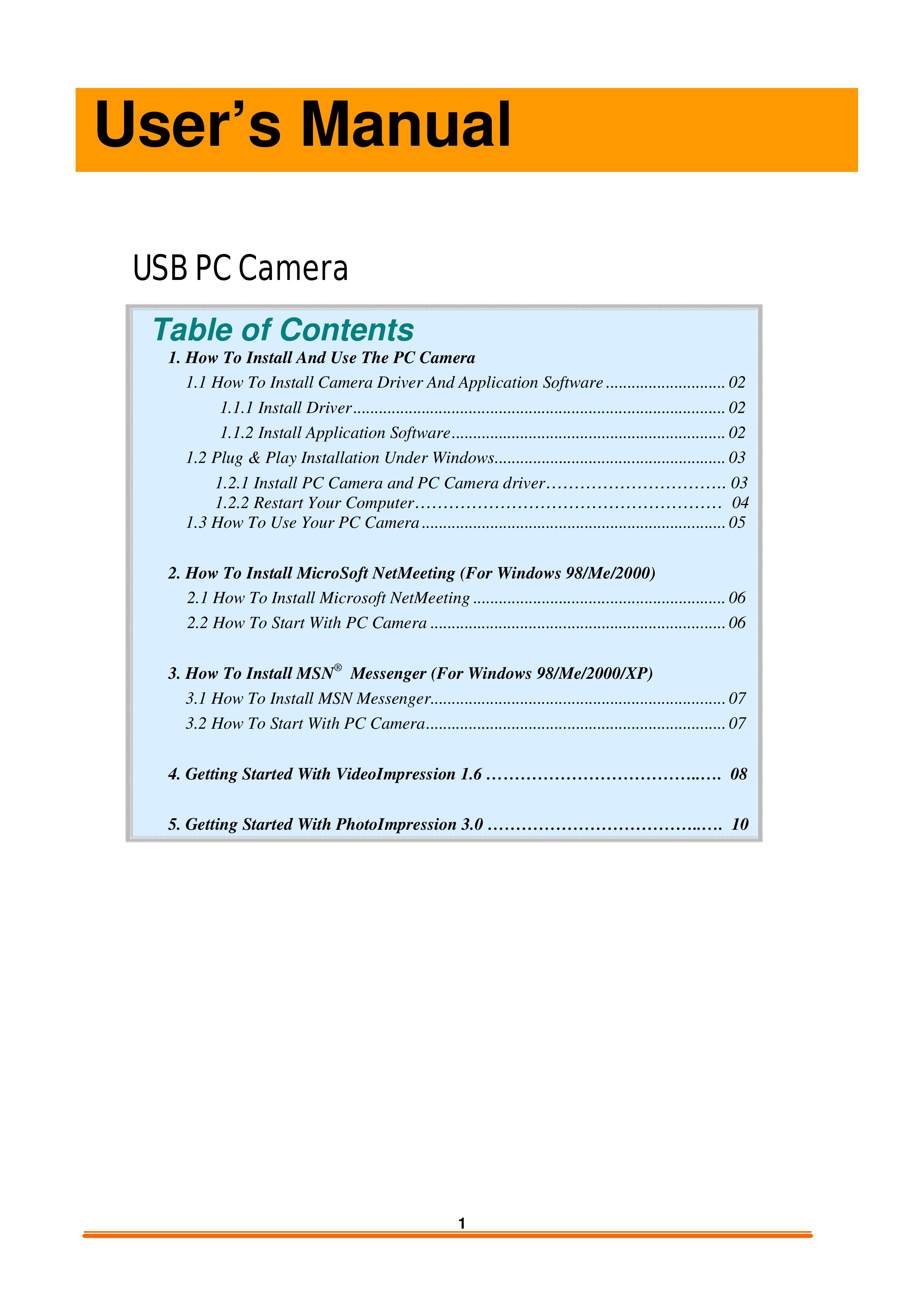 Dynex DX-WC101 Digital Camera User Manual