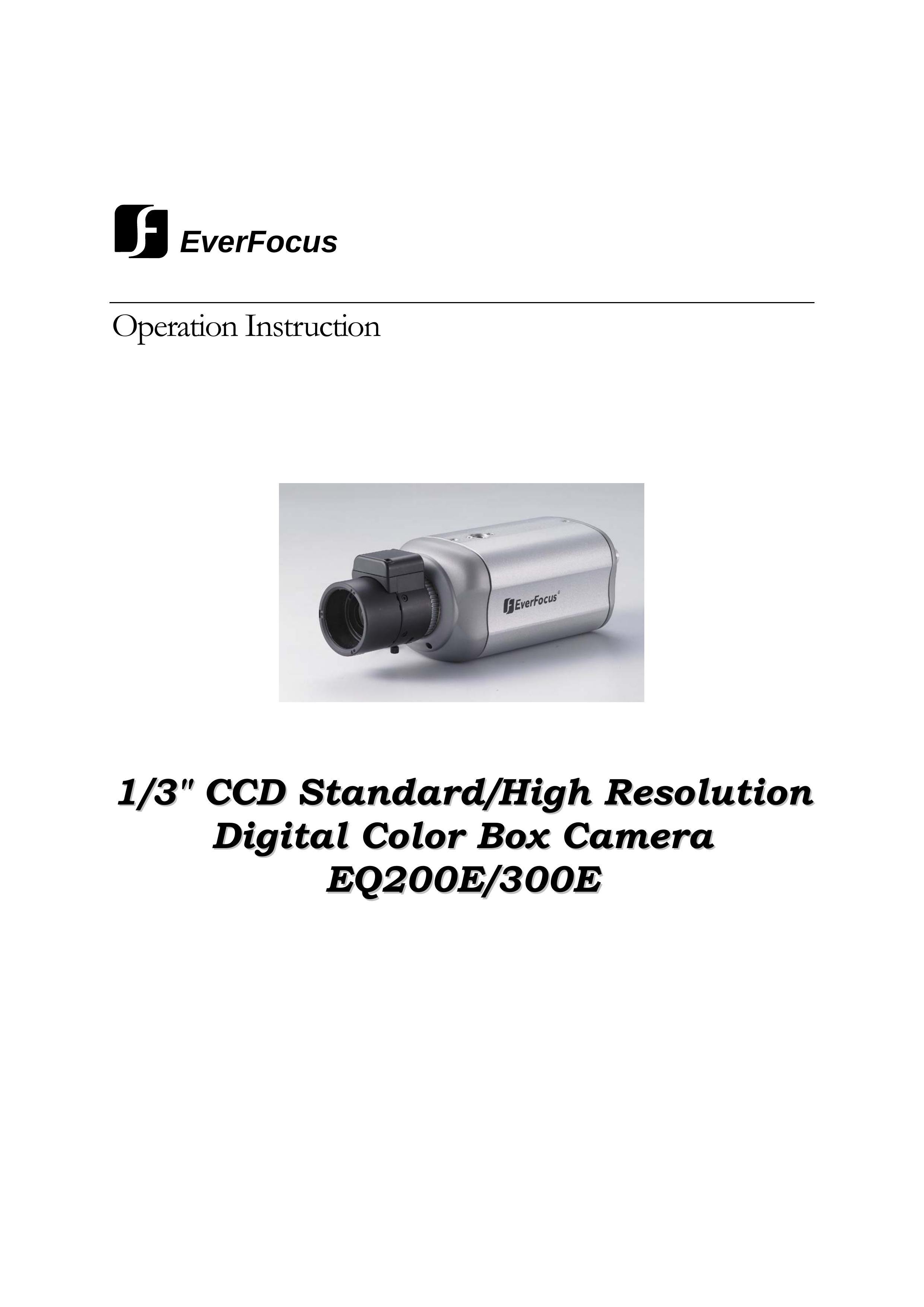 EverFocus EQ200E Digital Camera User Manual