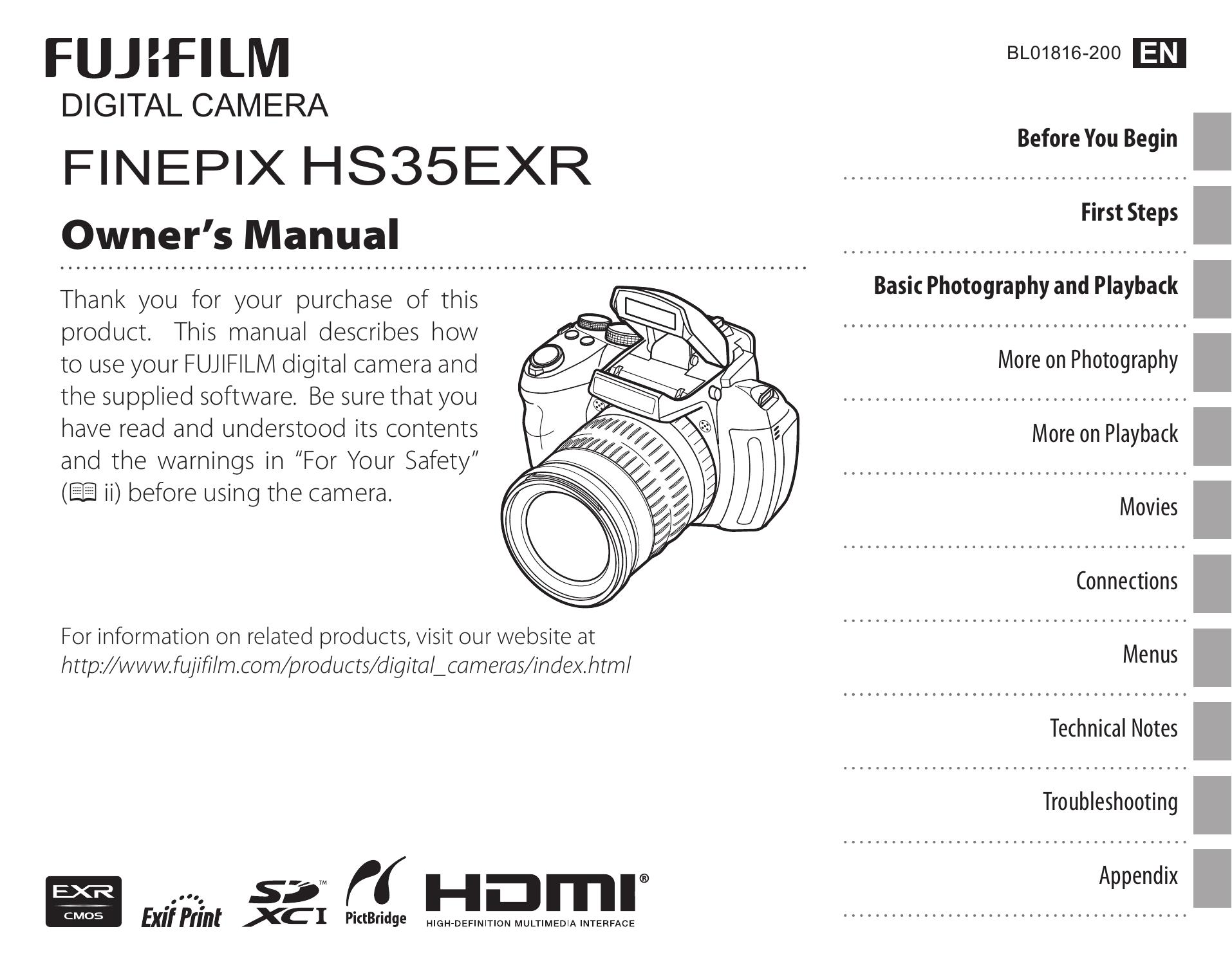 FujiFilm 16286187 Digital Camera User Manual