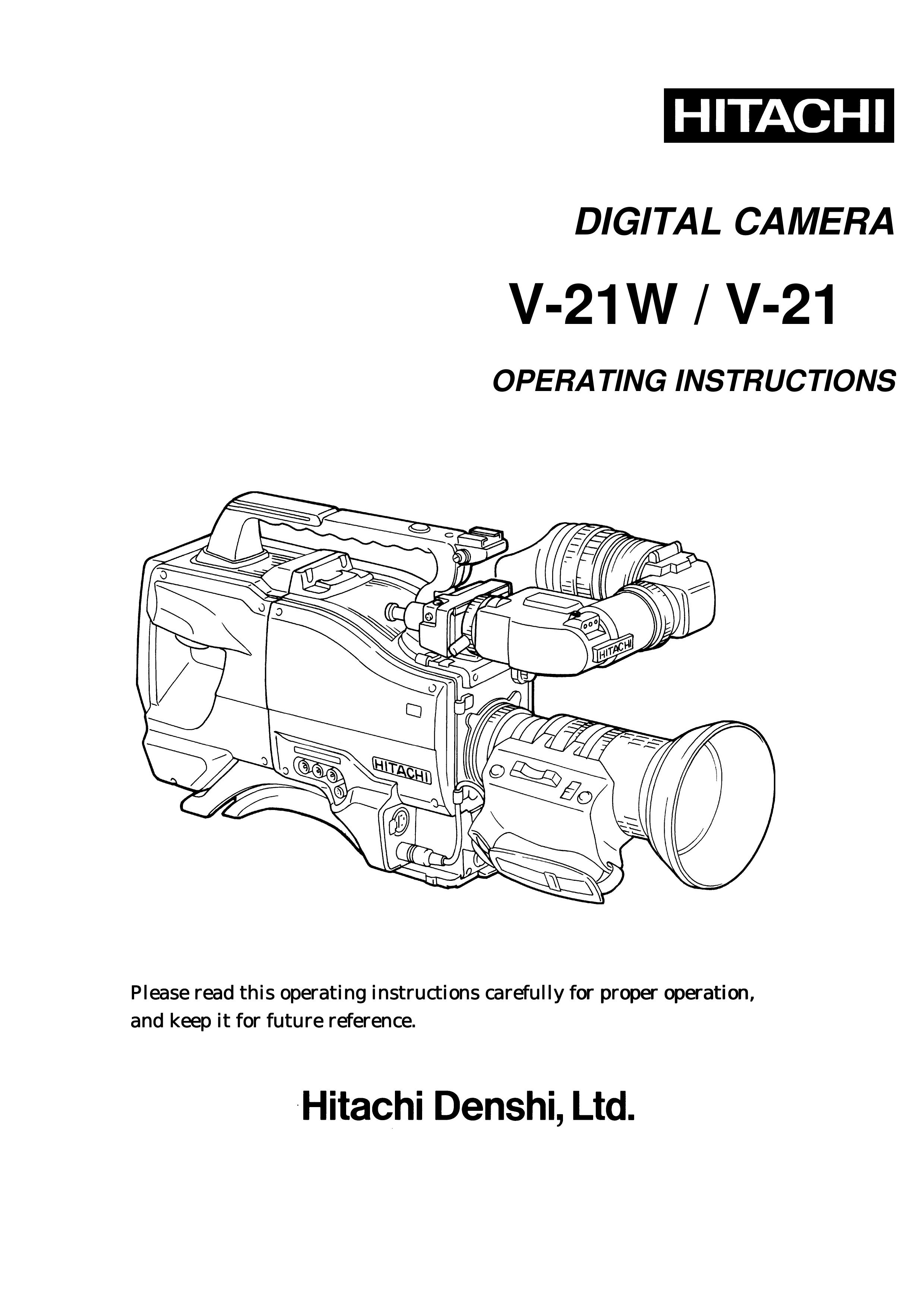 Hitachi V-21W Digital Camera User Manual