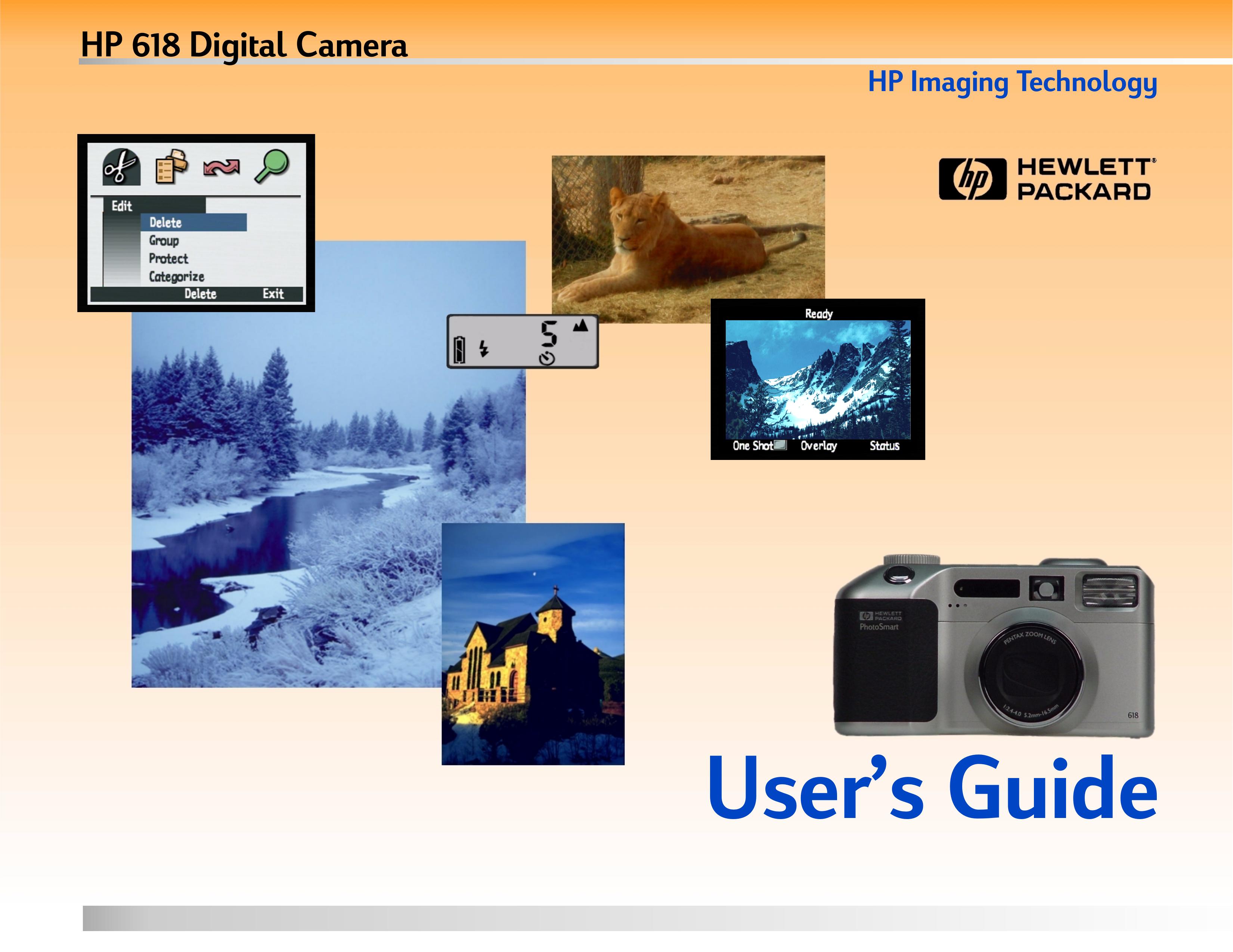 HP (Hewlett-Packard) 618 Digital Camera User Manual