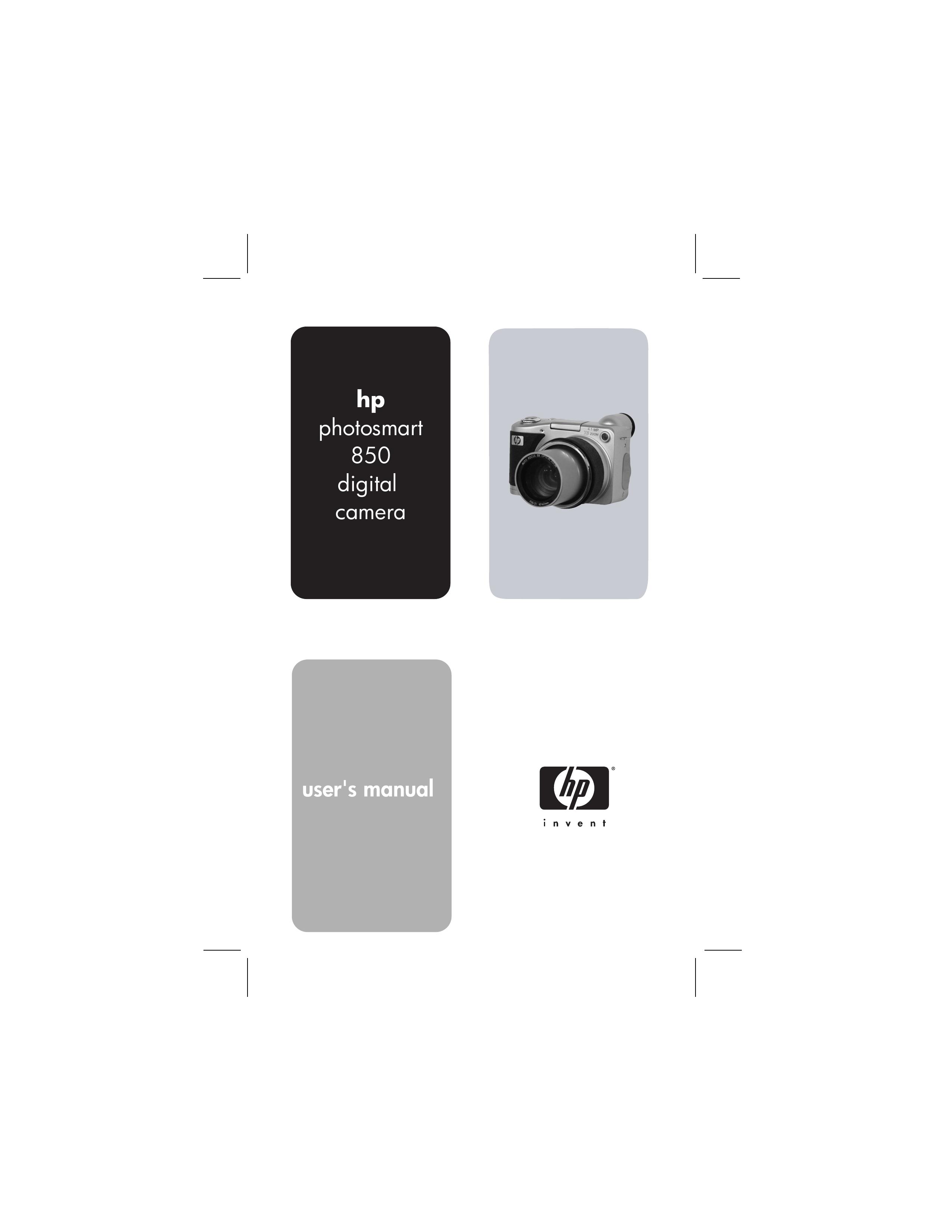 HP (Hewlett-Packard) 850 Digital Camera User Manual
