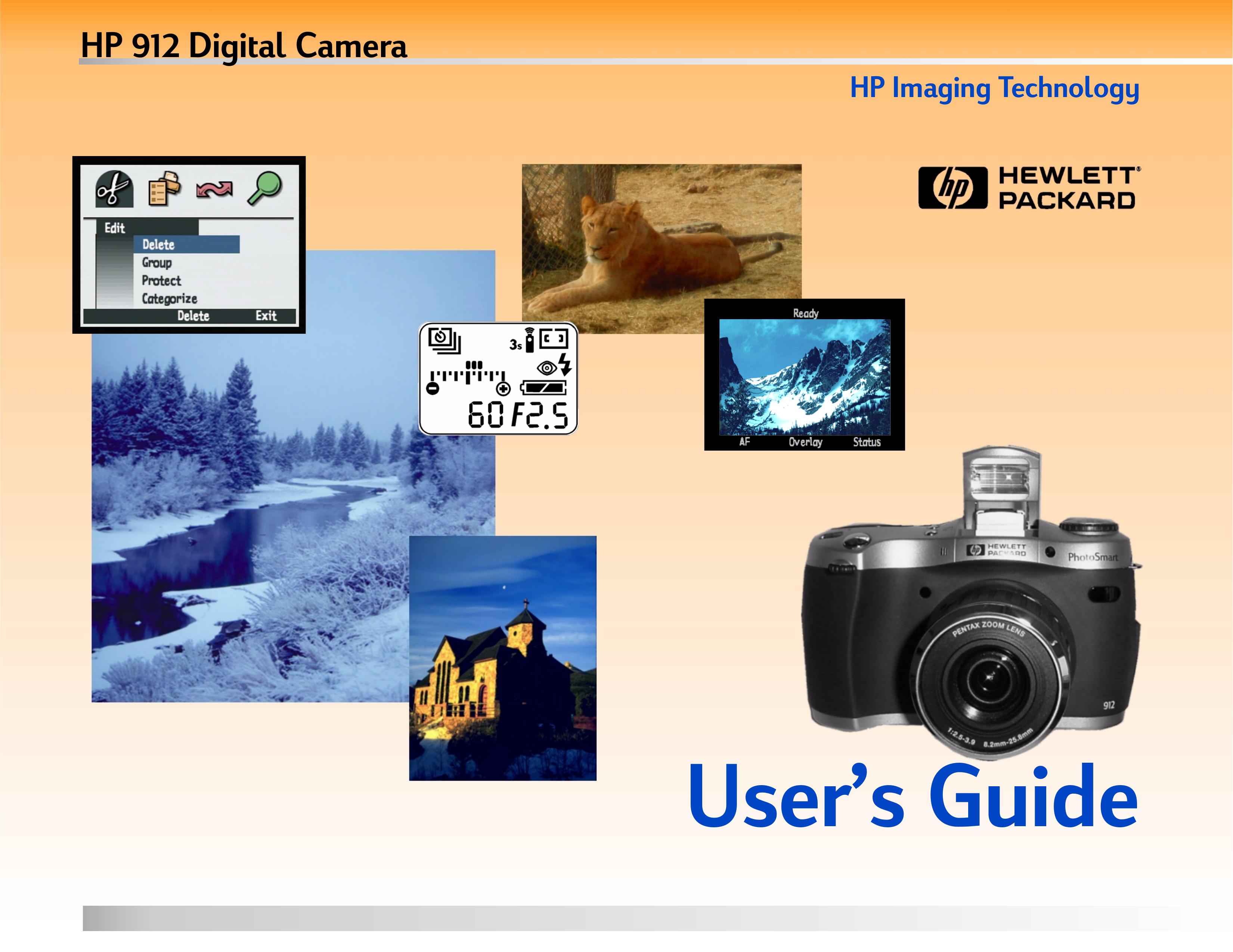 HP (Hewlett-Packard) 912 Digital Camera User Manual