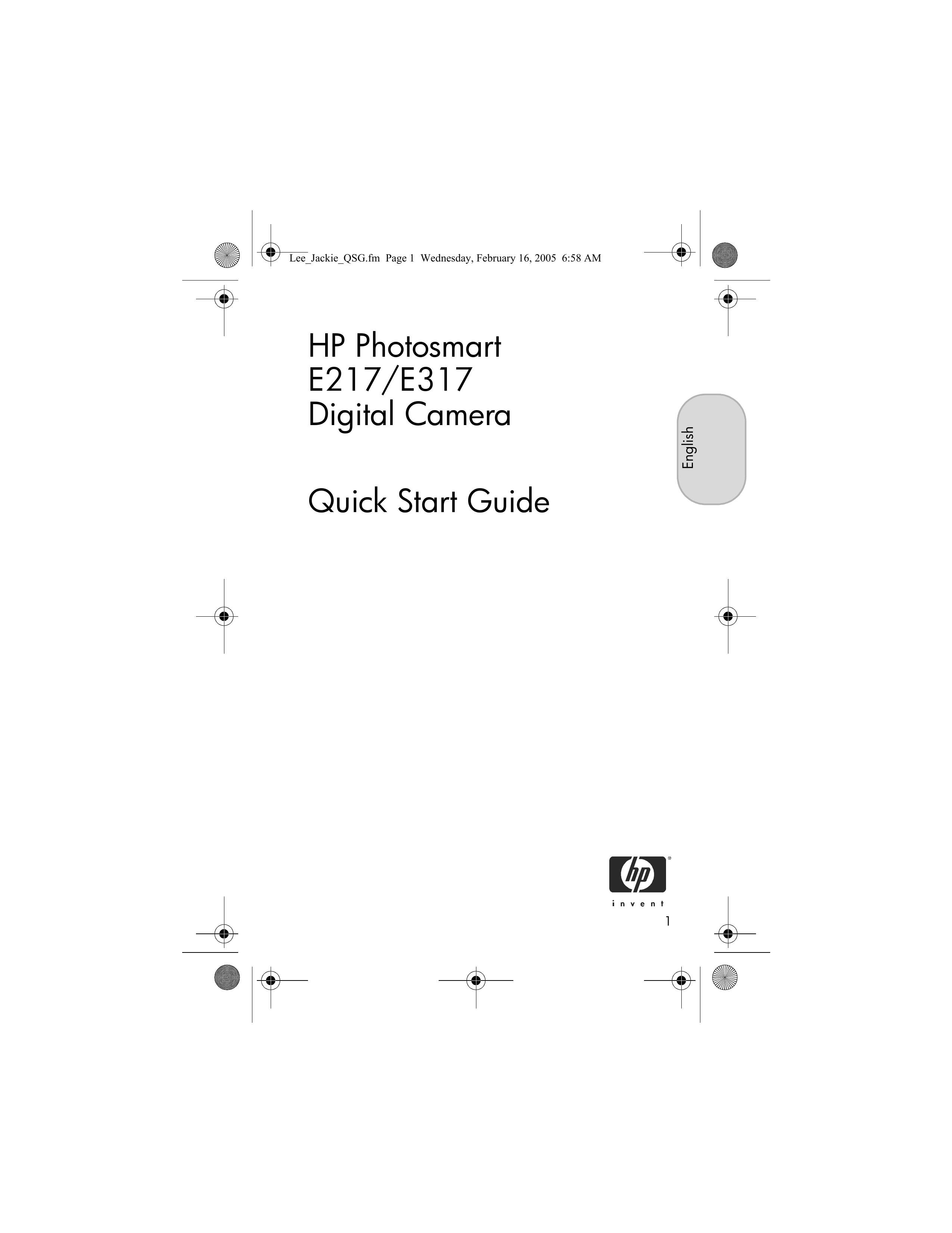 HP (Hewlett-Packard) E217 Digital Camera User Manual